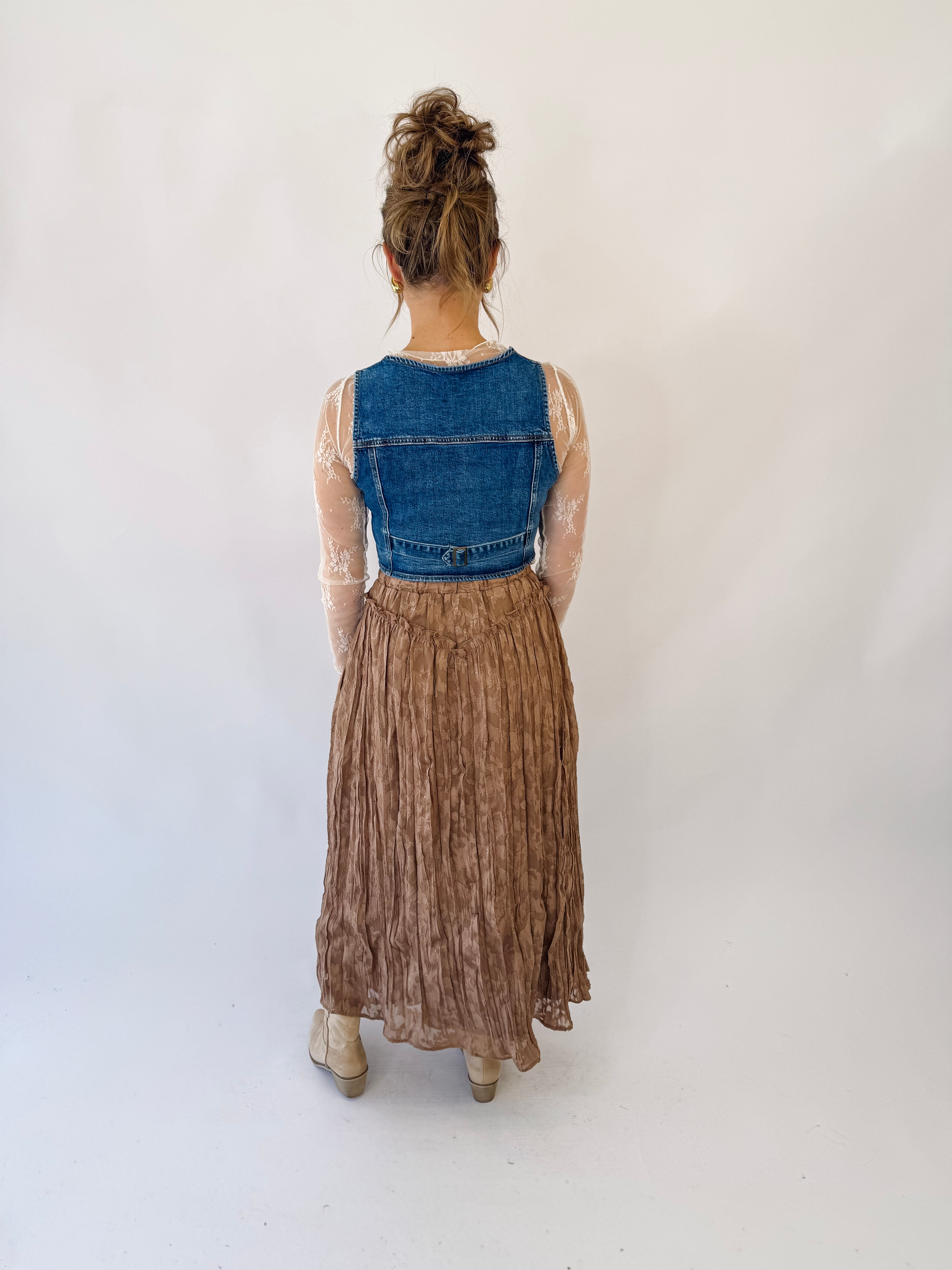 Outlaw Charm Denim Vest