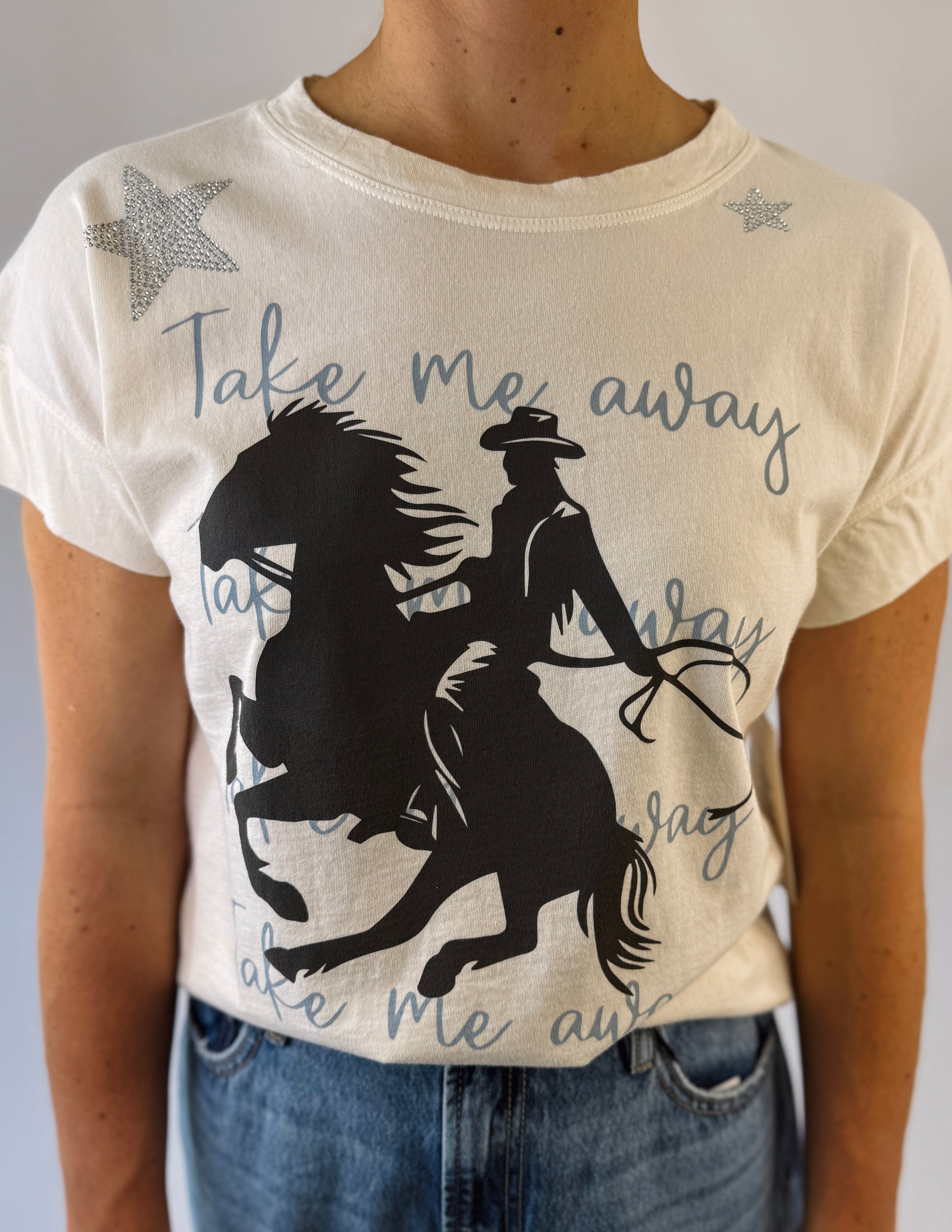 Take Me Away Cowboy Tee
