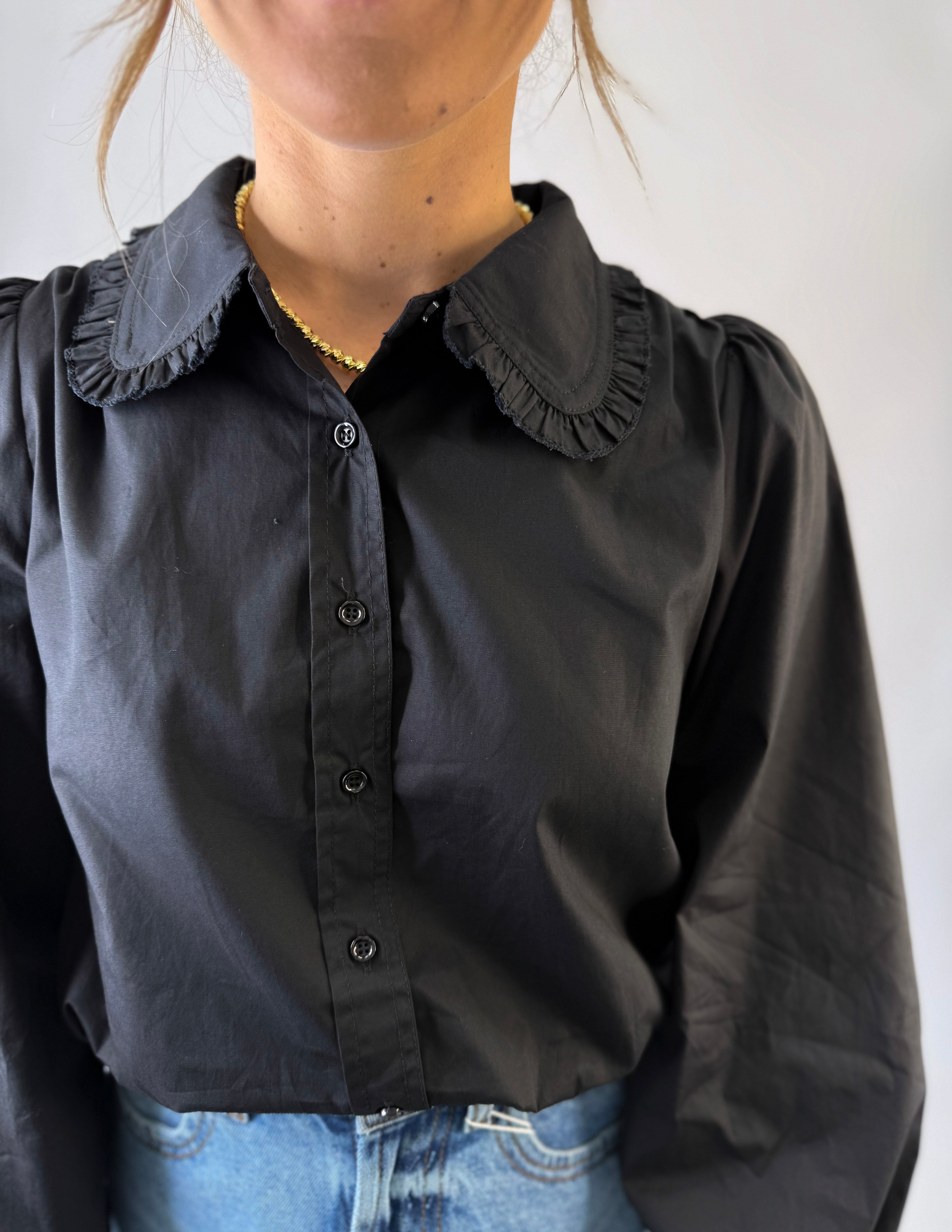 Dusty Trails Blouse- Black