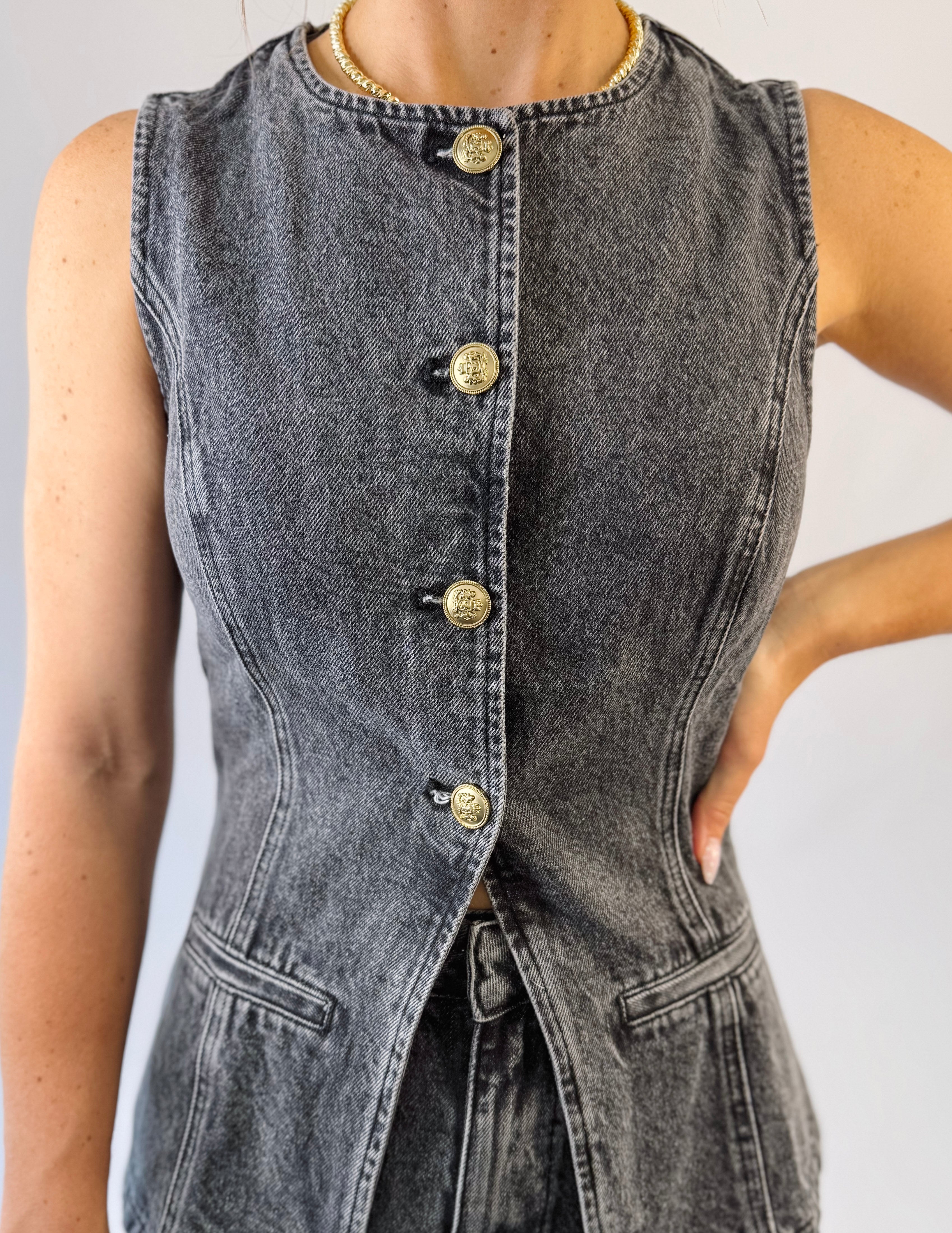 Urban Cowgirl Denim Vest