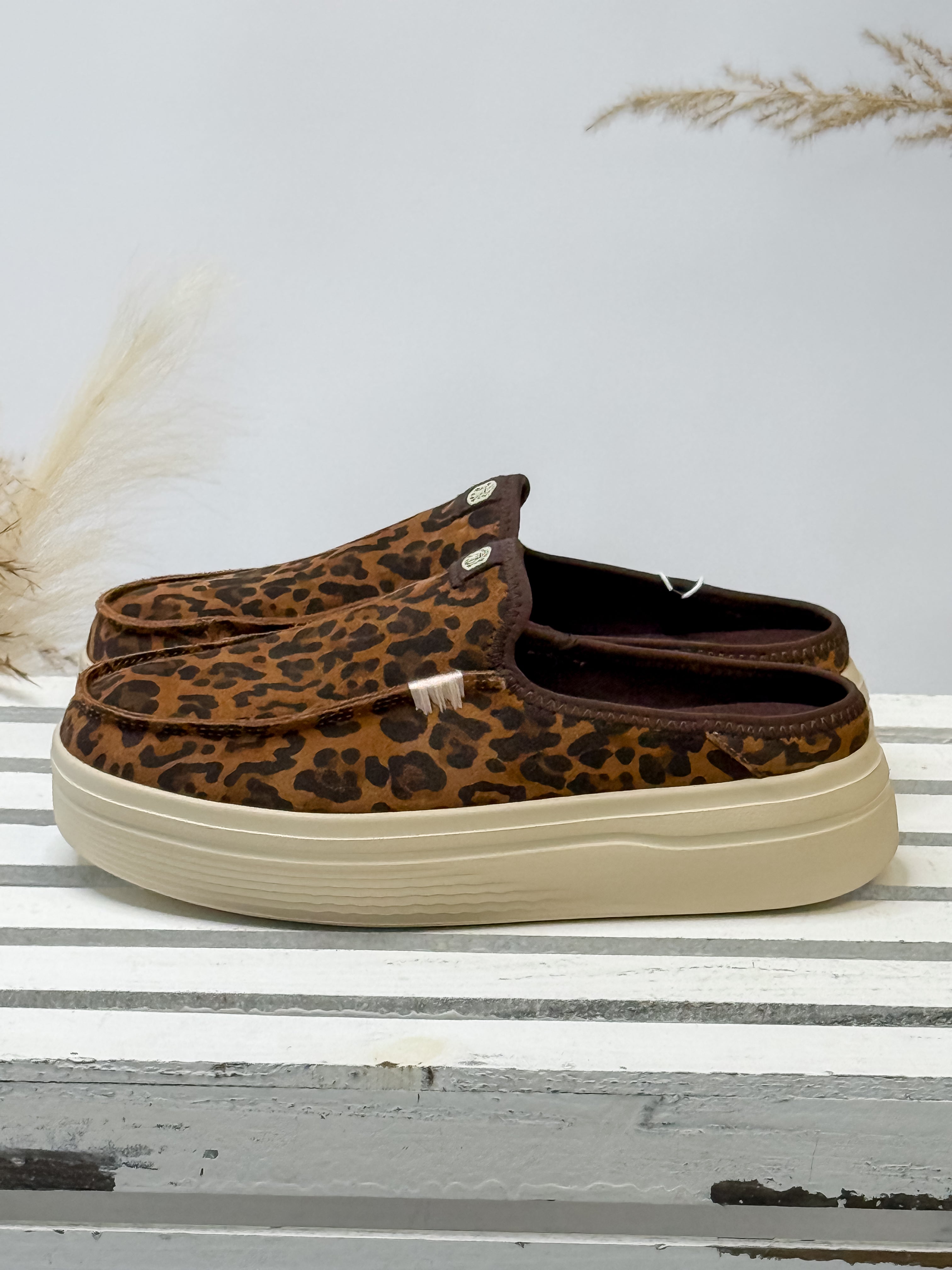 [Hey Dude] Austin Lift Classic - Brown Leopard