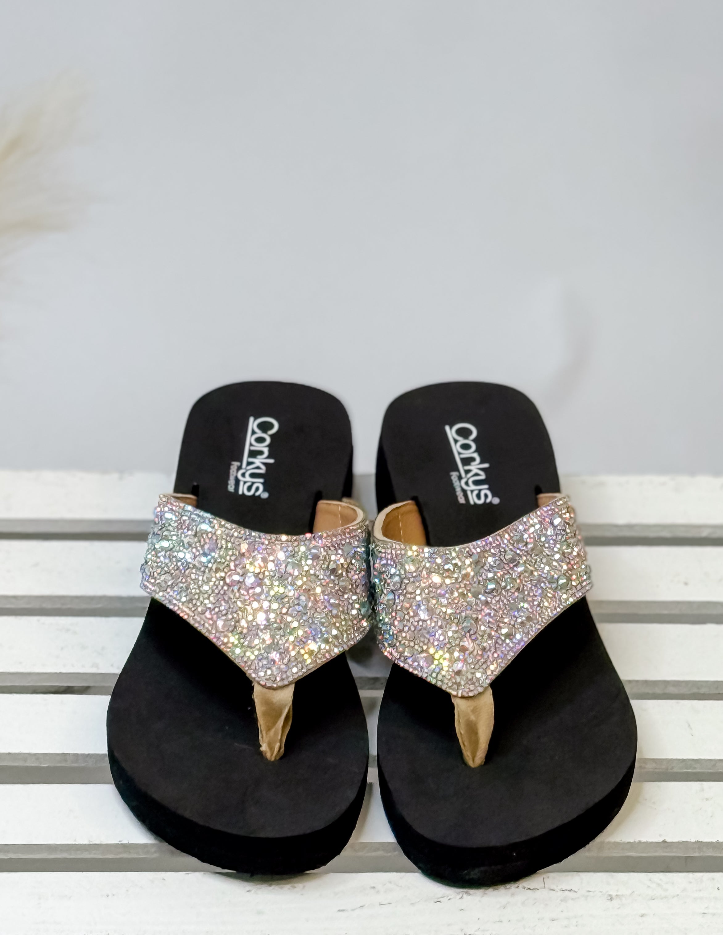 [Corky's] Long Time No Sea-Clear Rhinestones