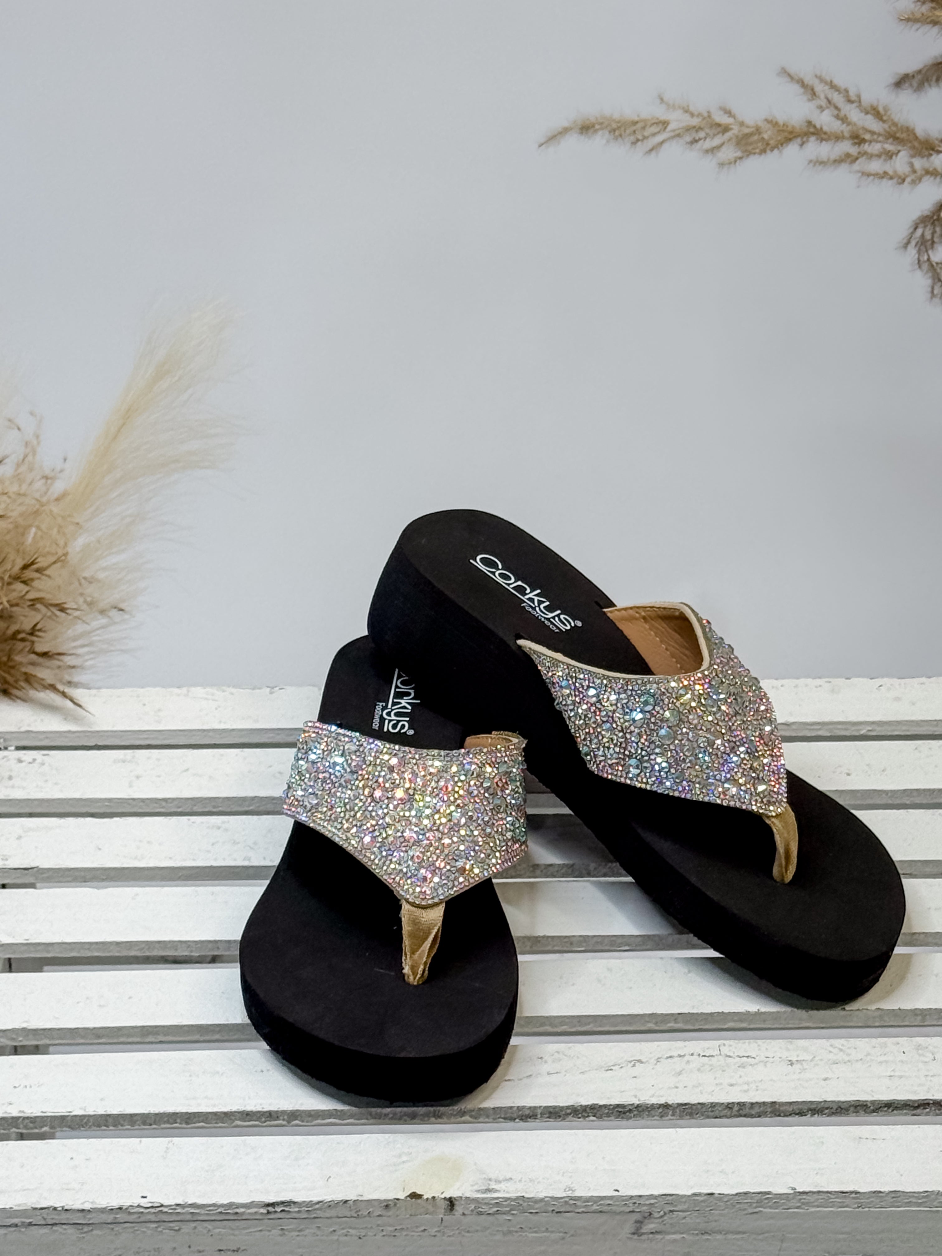 [Corky's] Long Time No Sea-Clear Rhinestones