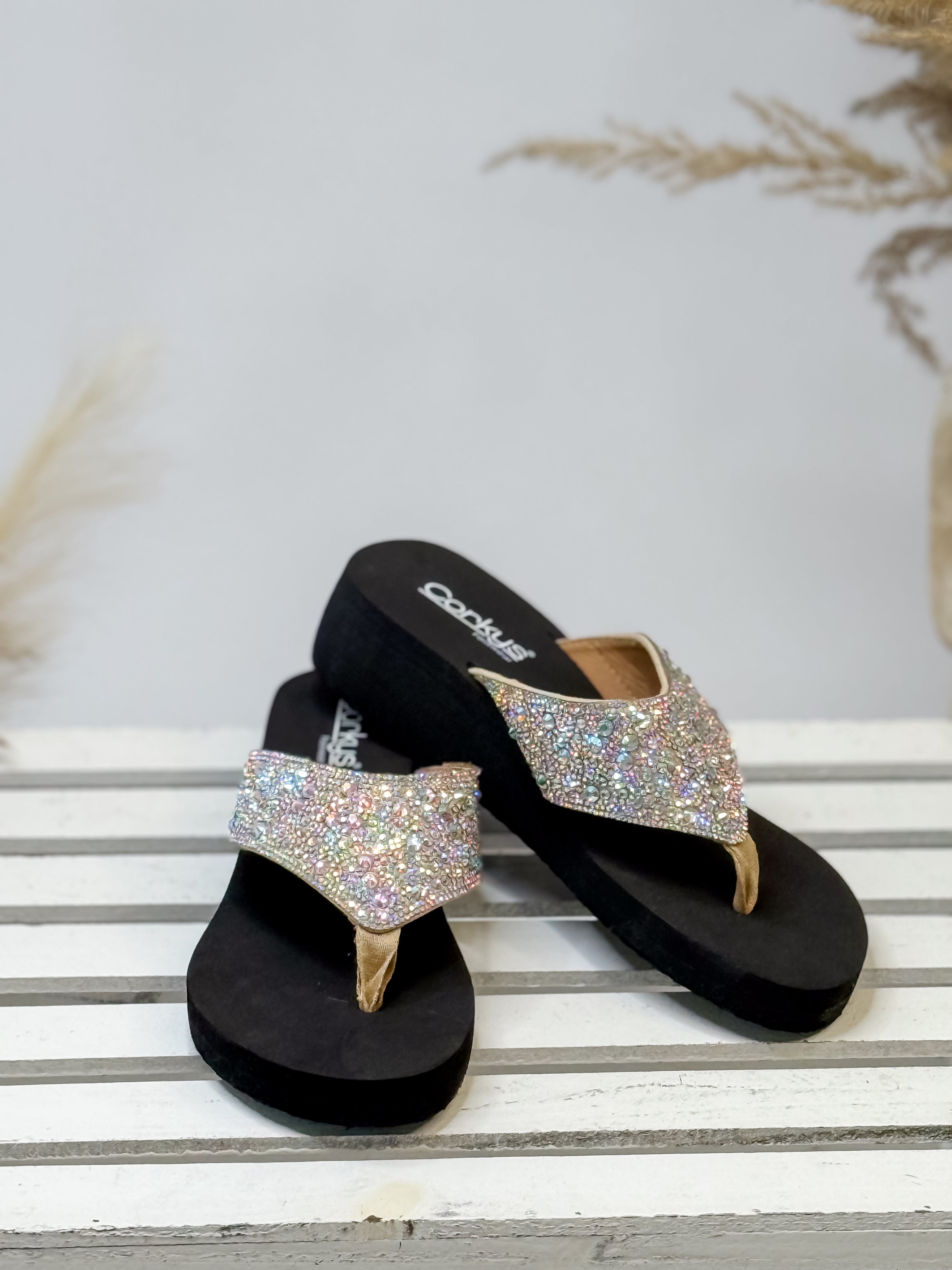 [Corky's] Long Time No Sea-Clear Rhinestones