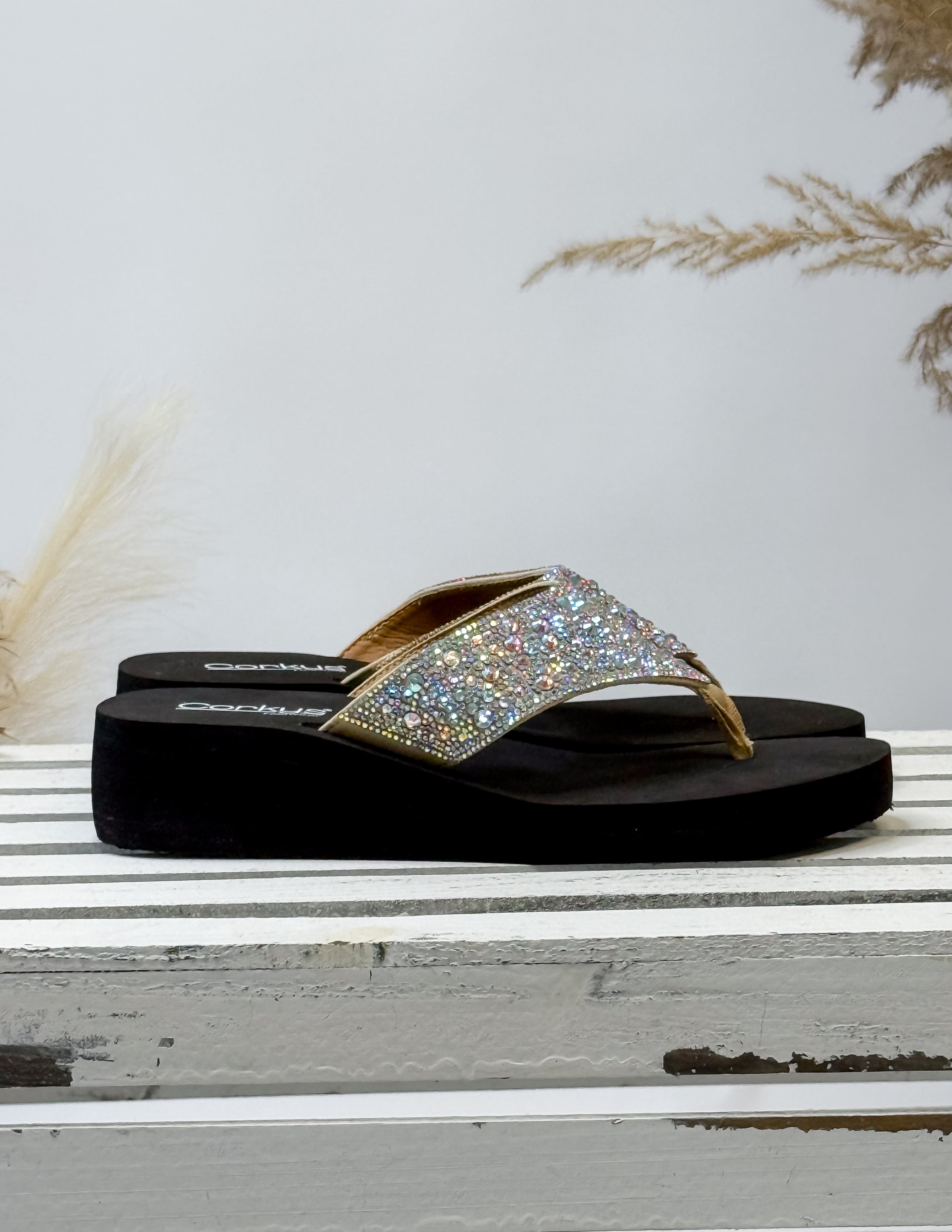 [Corky's] Long Time No Sea-Clear Rhinestones