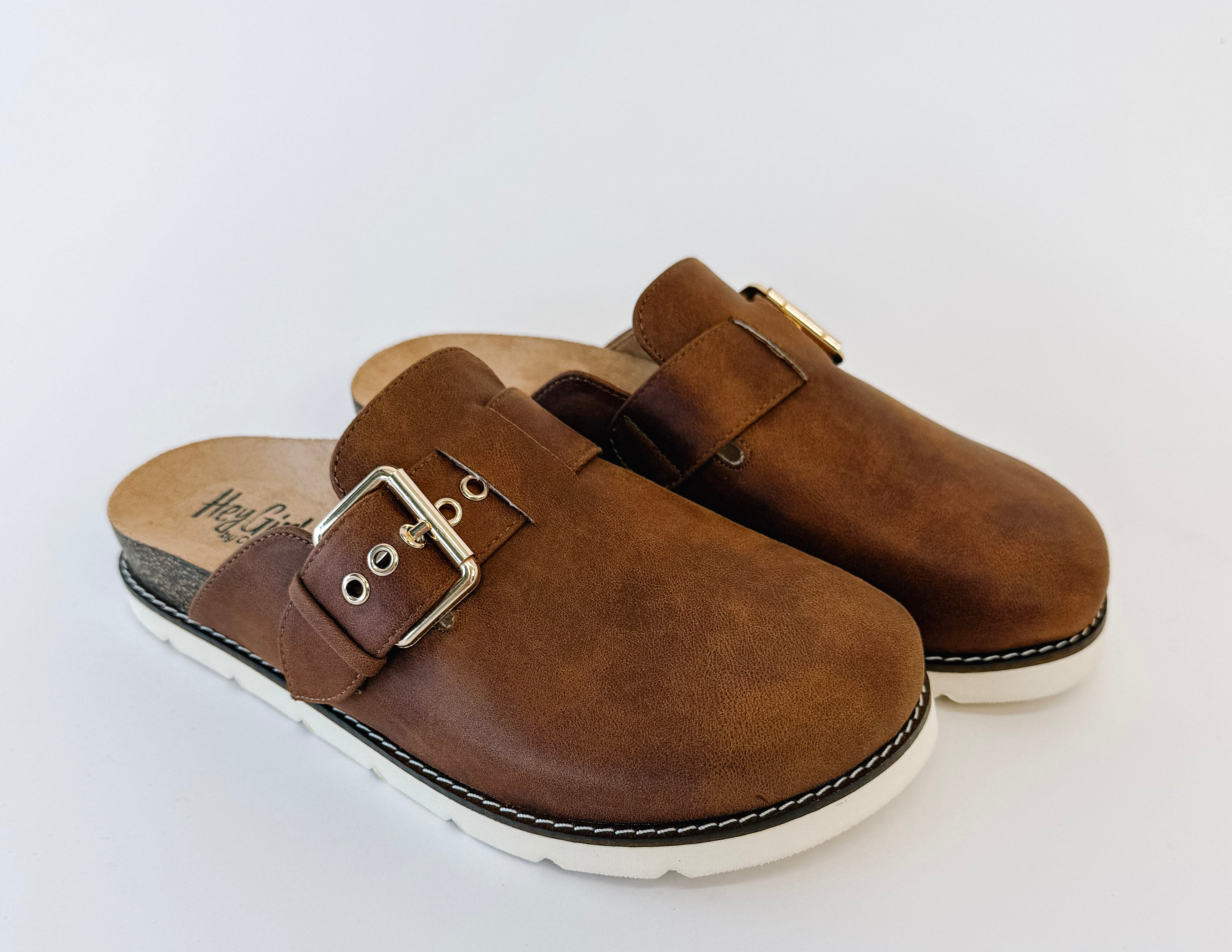 [Hey Girl]Day Dream Mule- Cognac