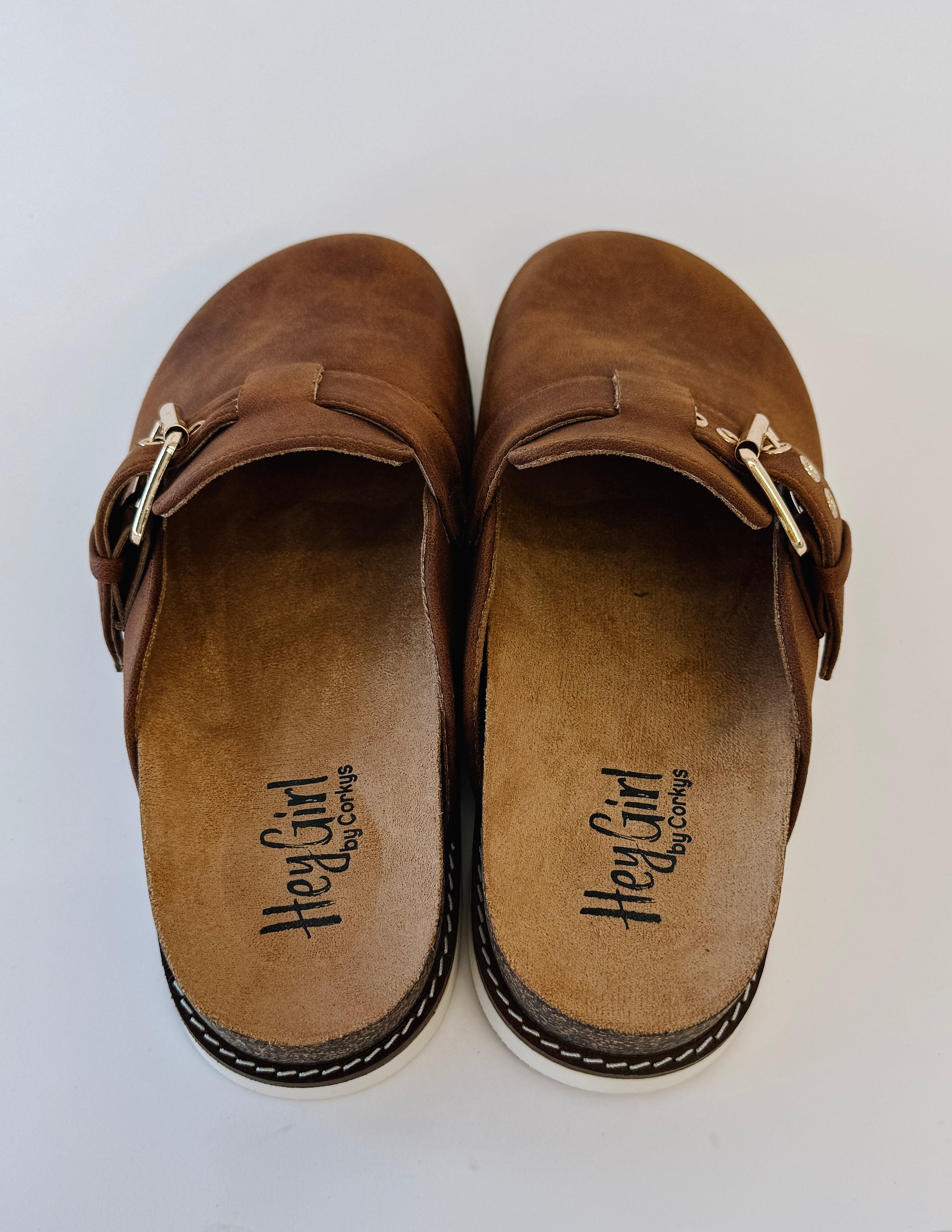 [Hey Girl]Day Dream Mule- Cognac