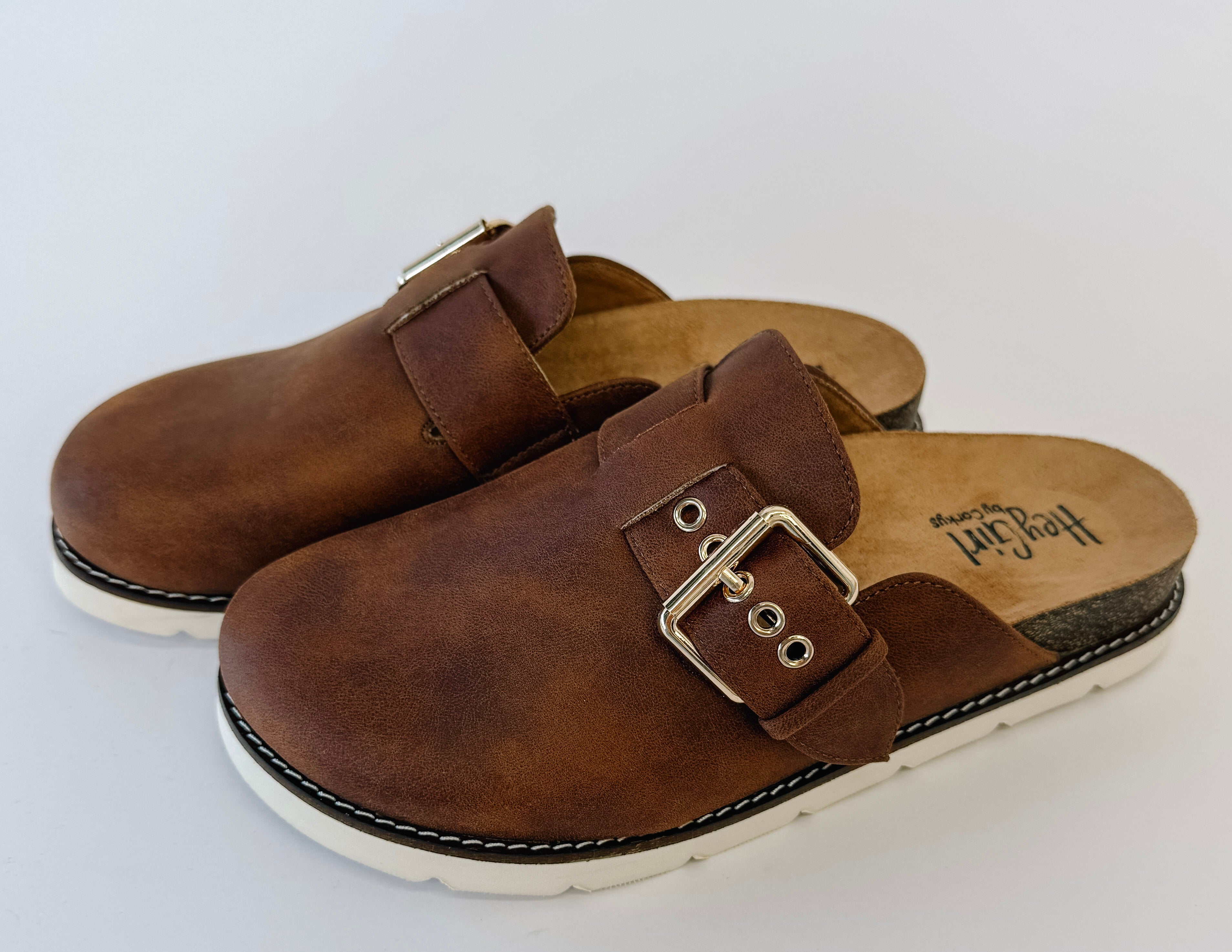 [Hey Girl]Day Dream Mule- Cognac