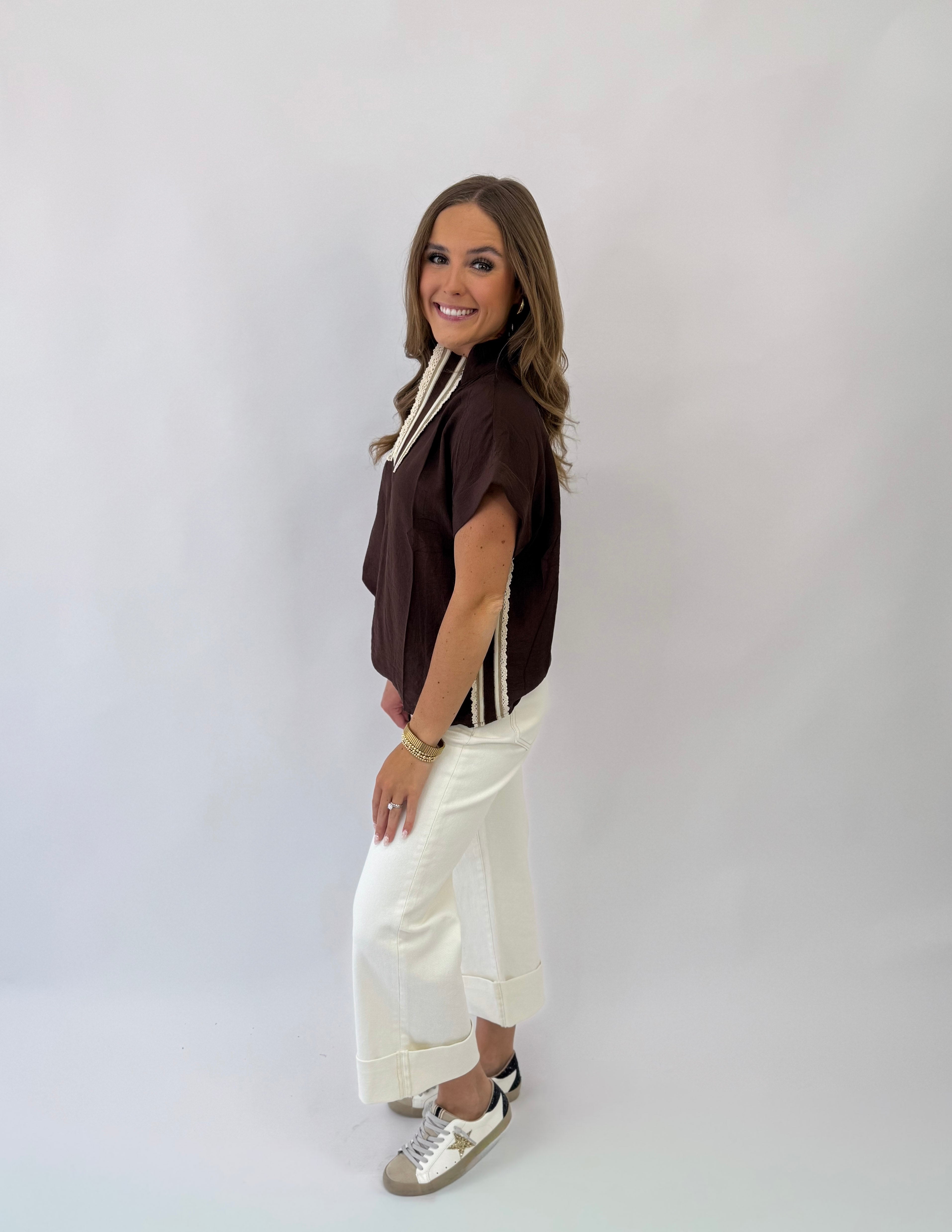 Brownstone Boho Top