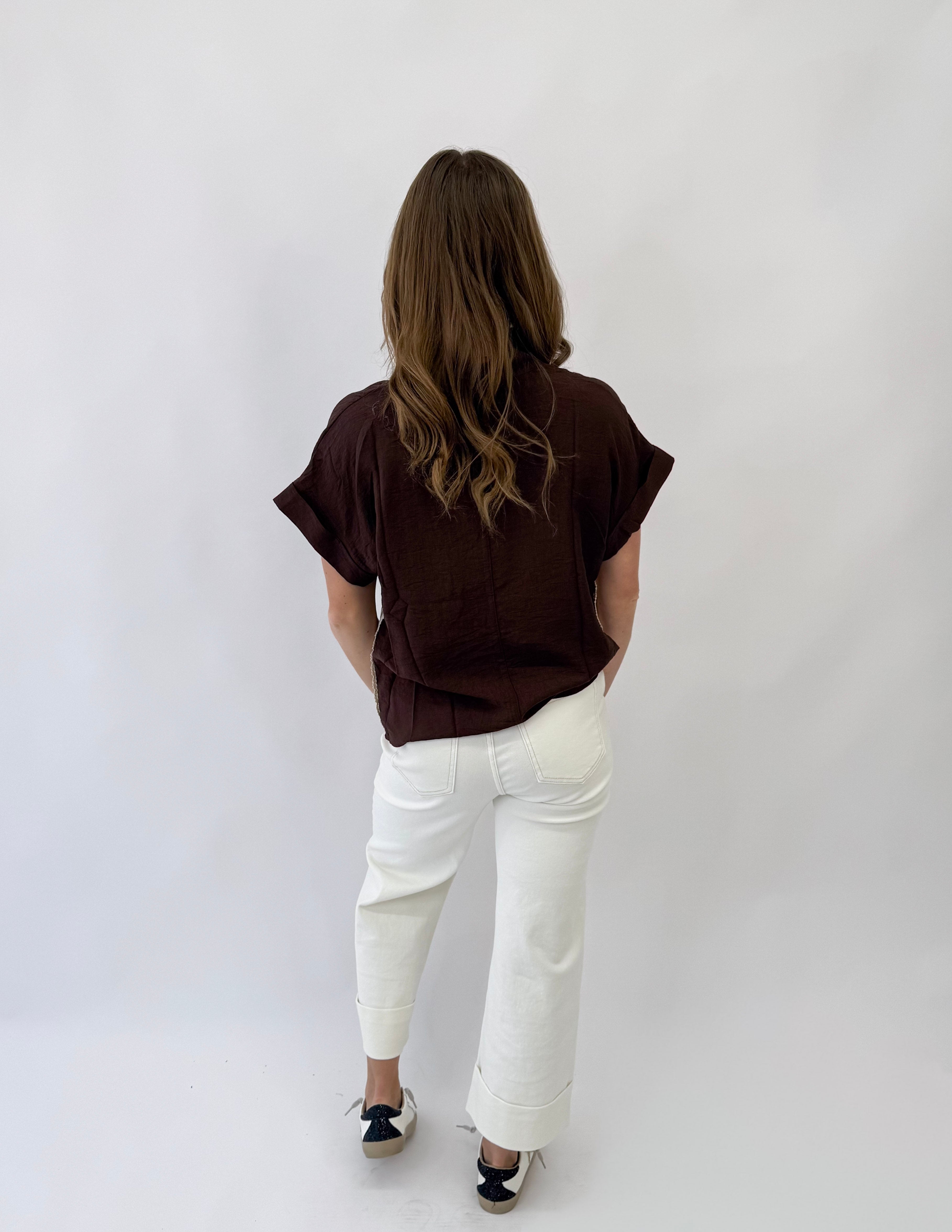 Brownstone Boho Top