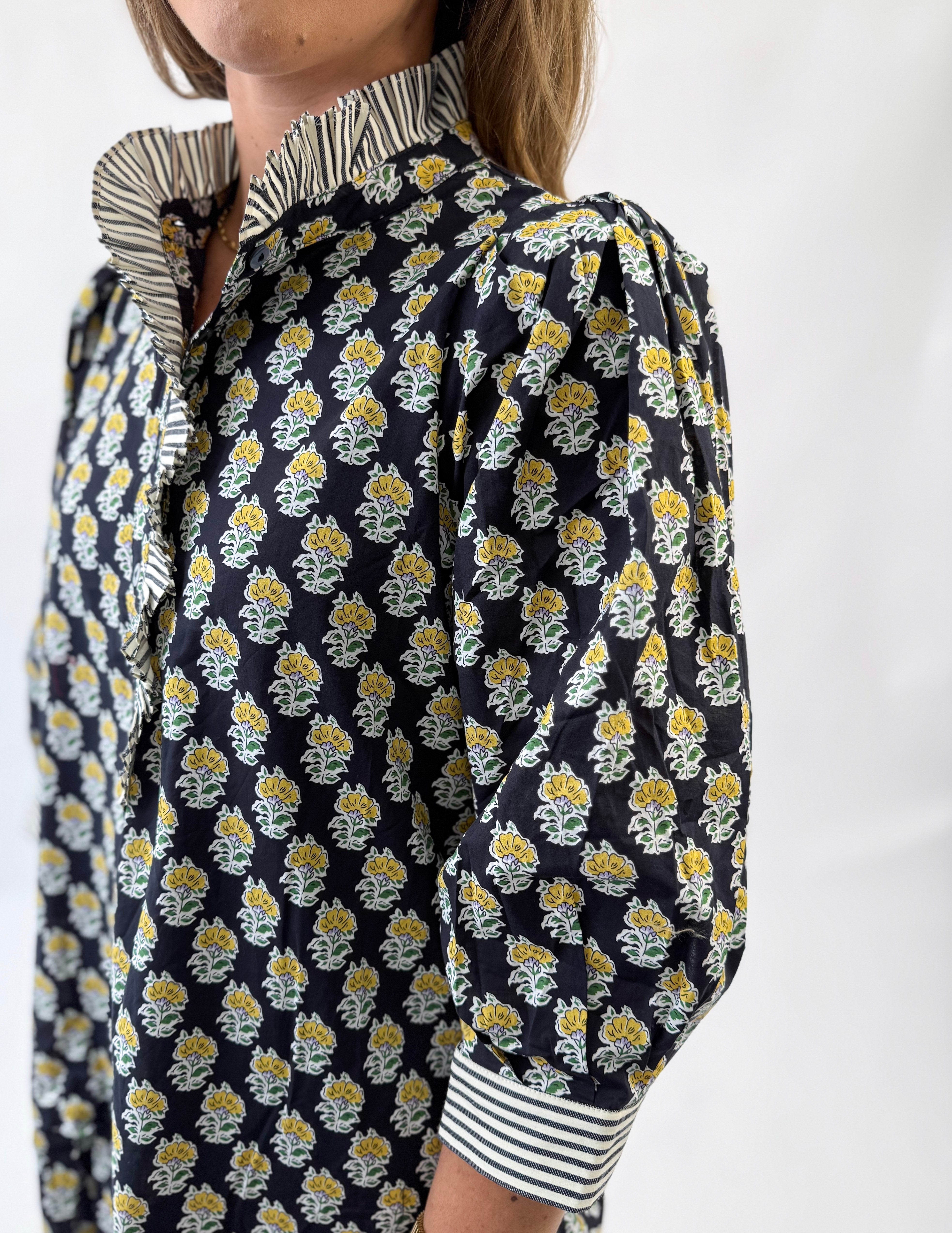 Marigold Navy Mini Dress