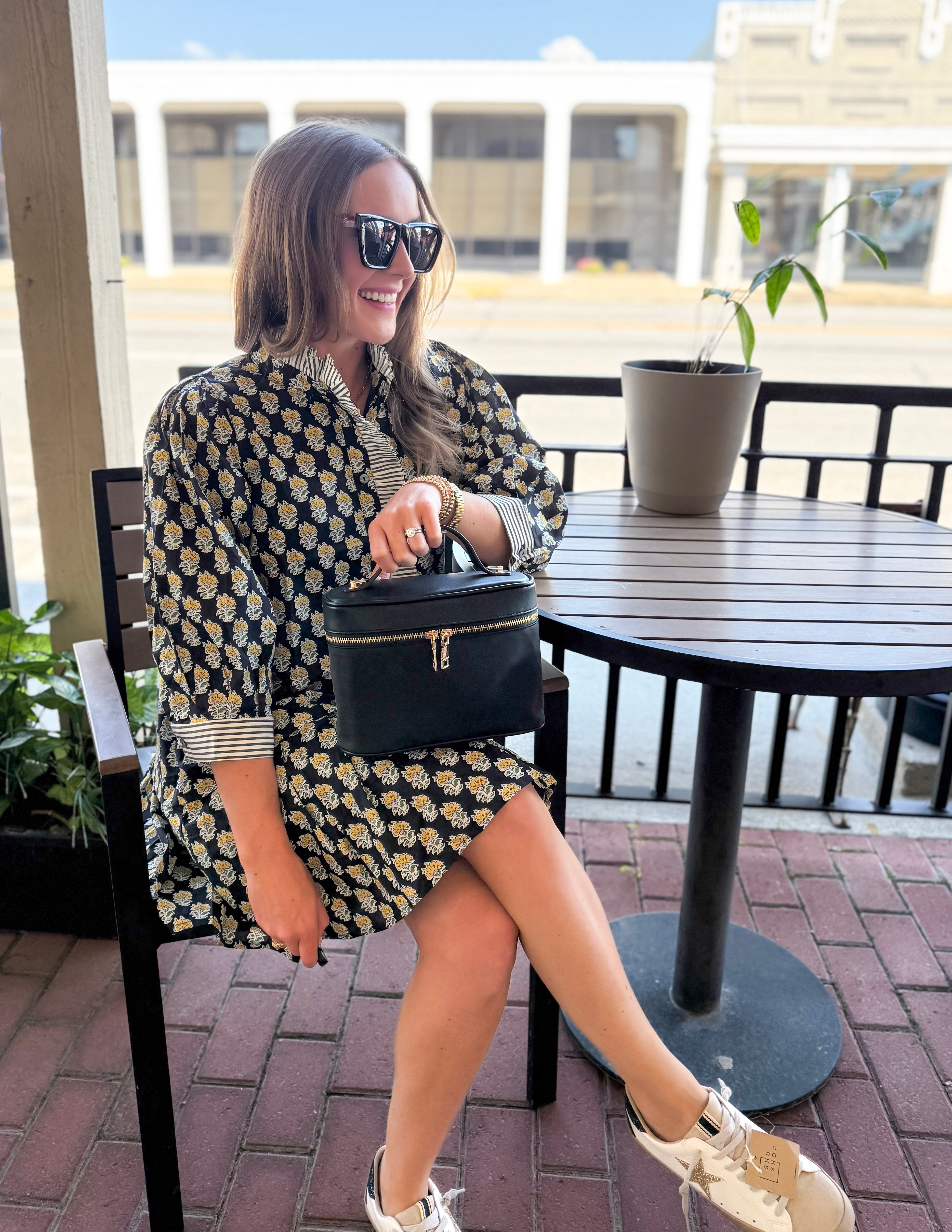 Marigold Navy Mini Dress