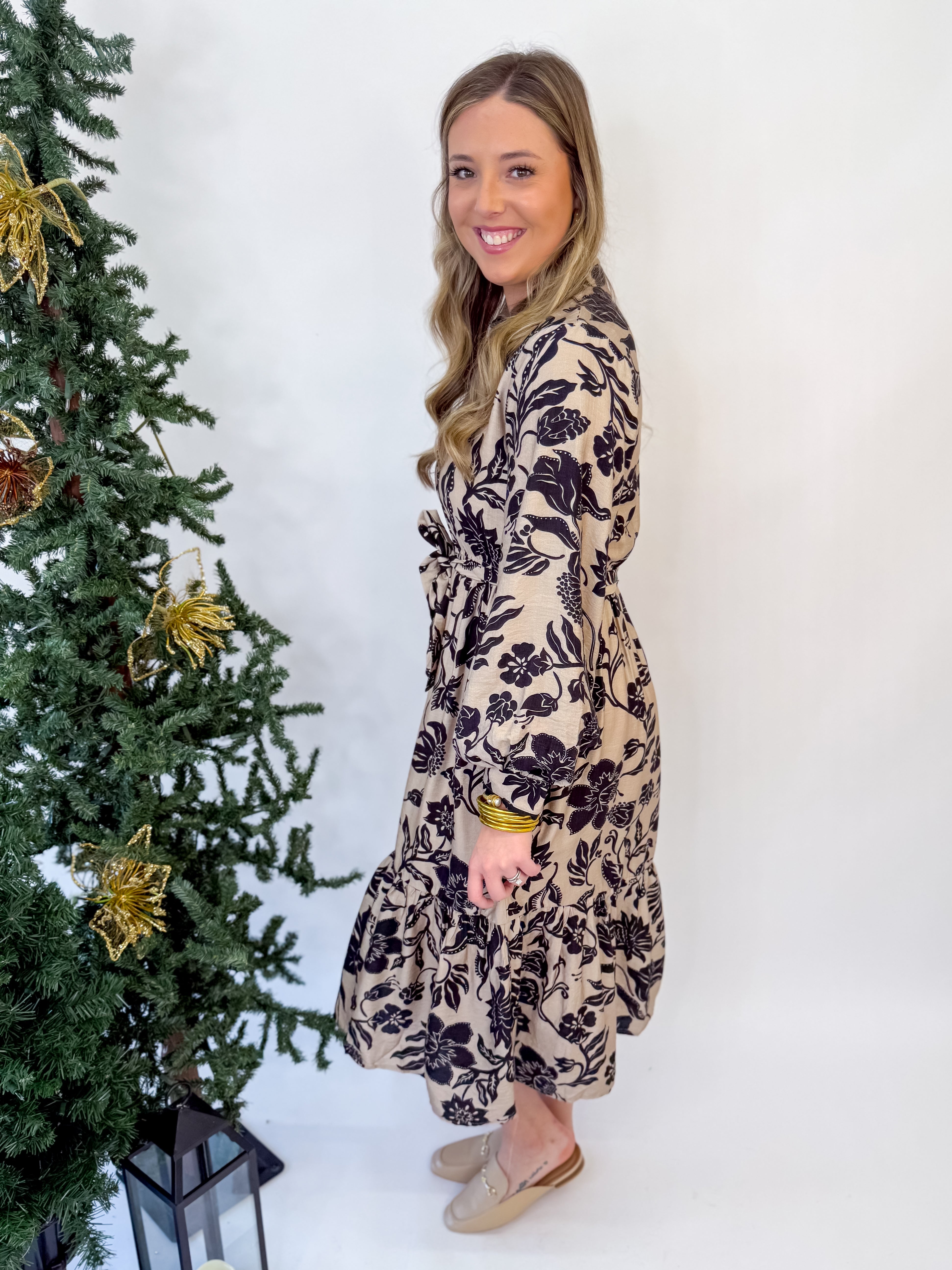 Amara Bloom Midi Dress