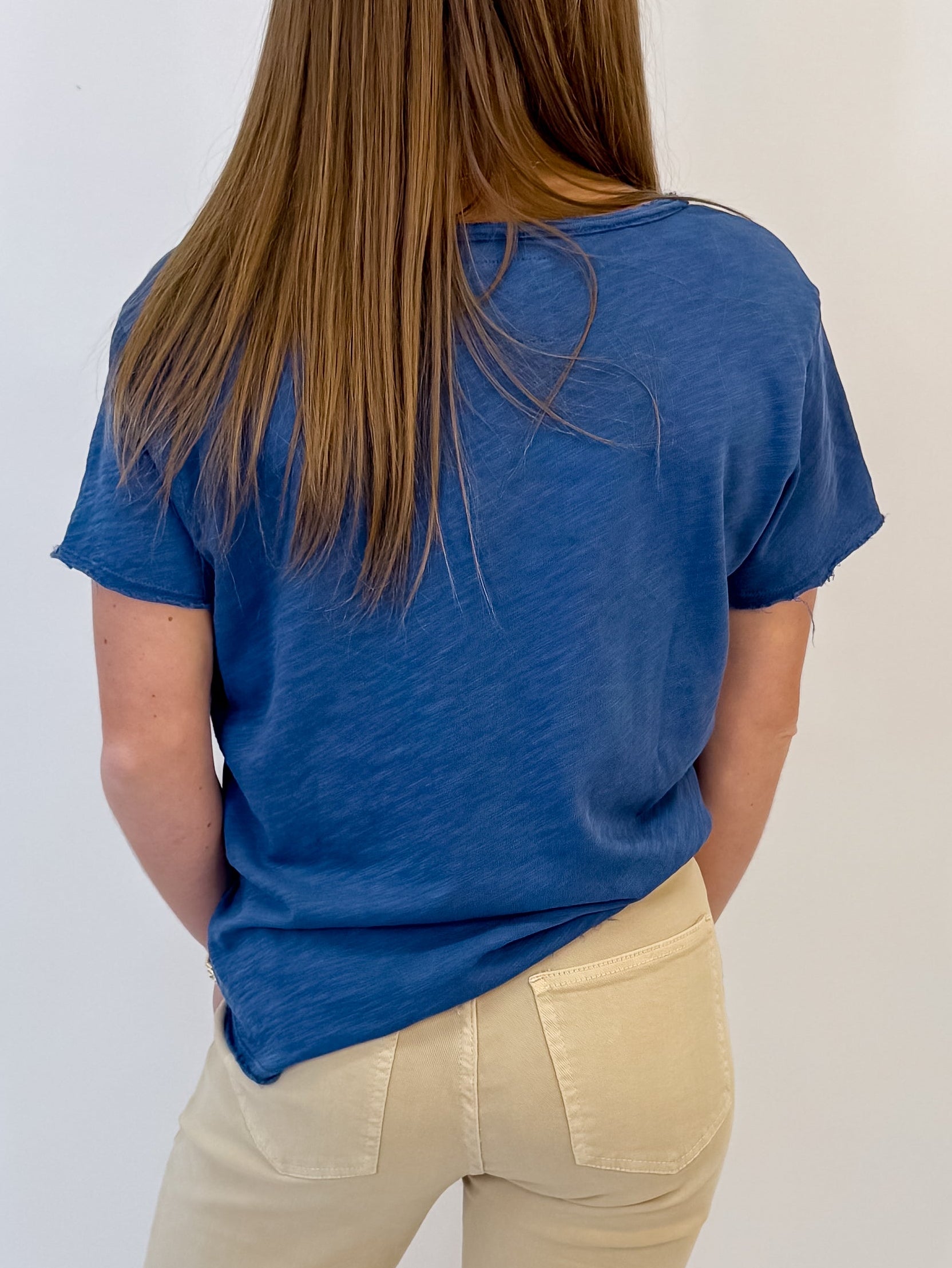 [Dear John] Vanya Tee Slub- Vintage Indigo