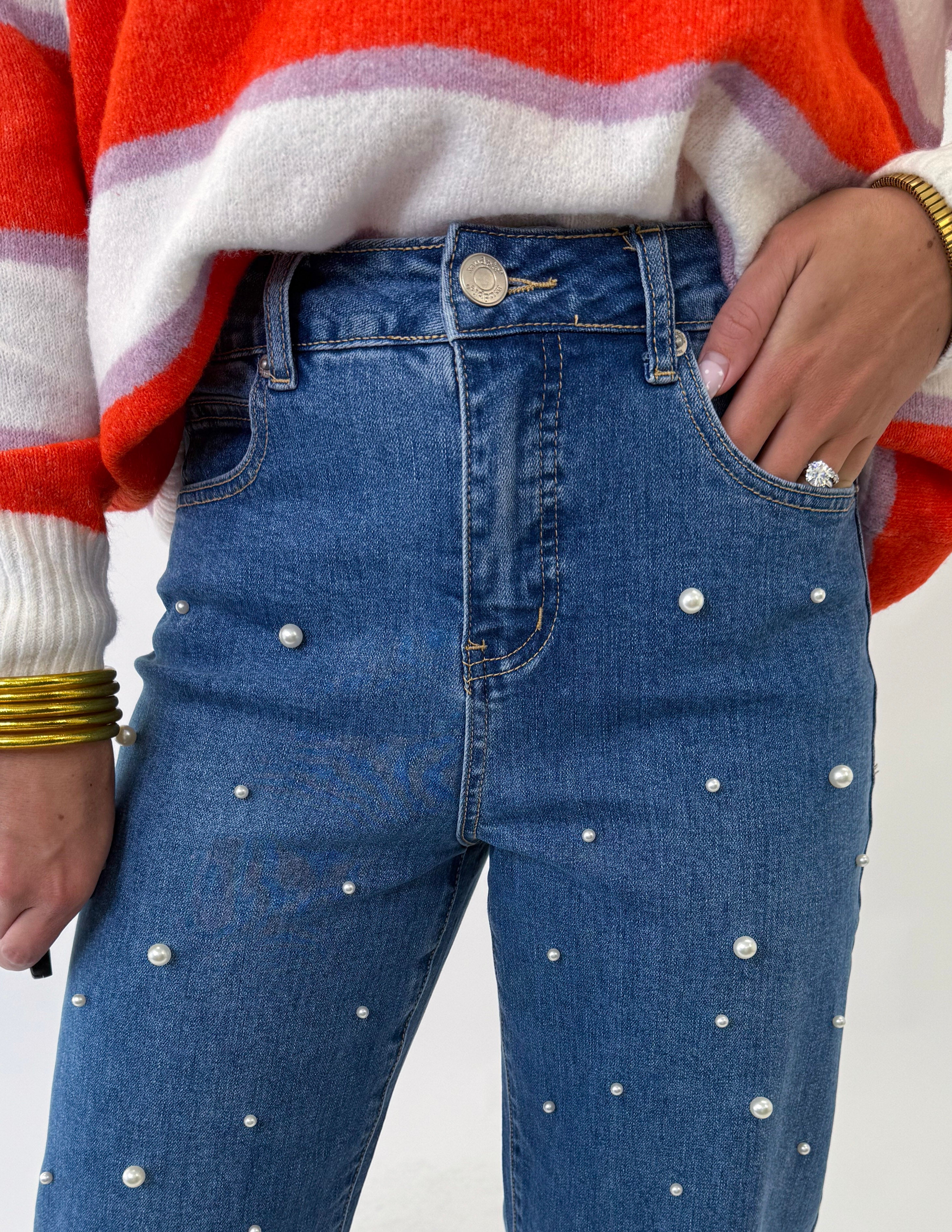 [Mud Pie] Bullock Pearl Jeans