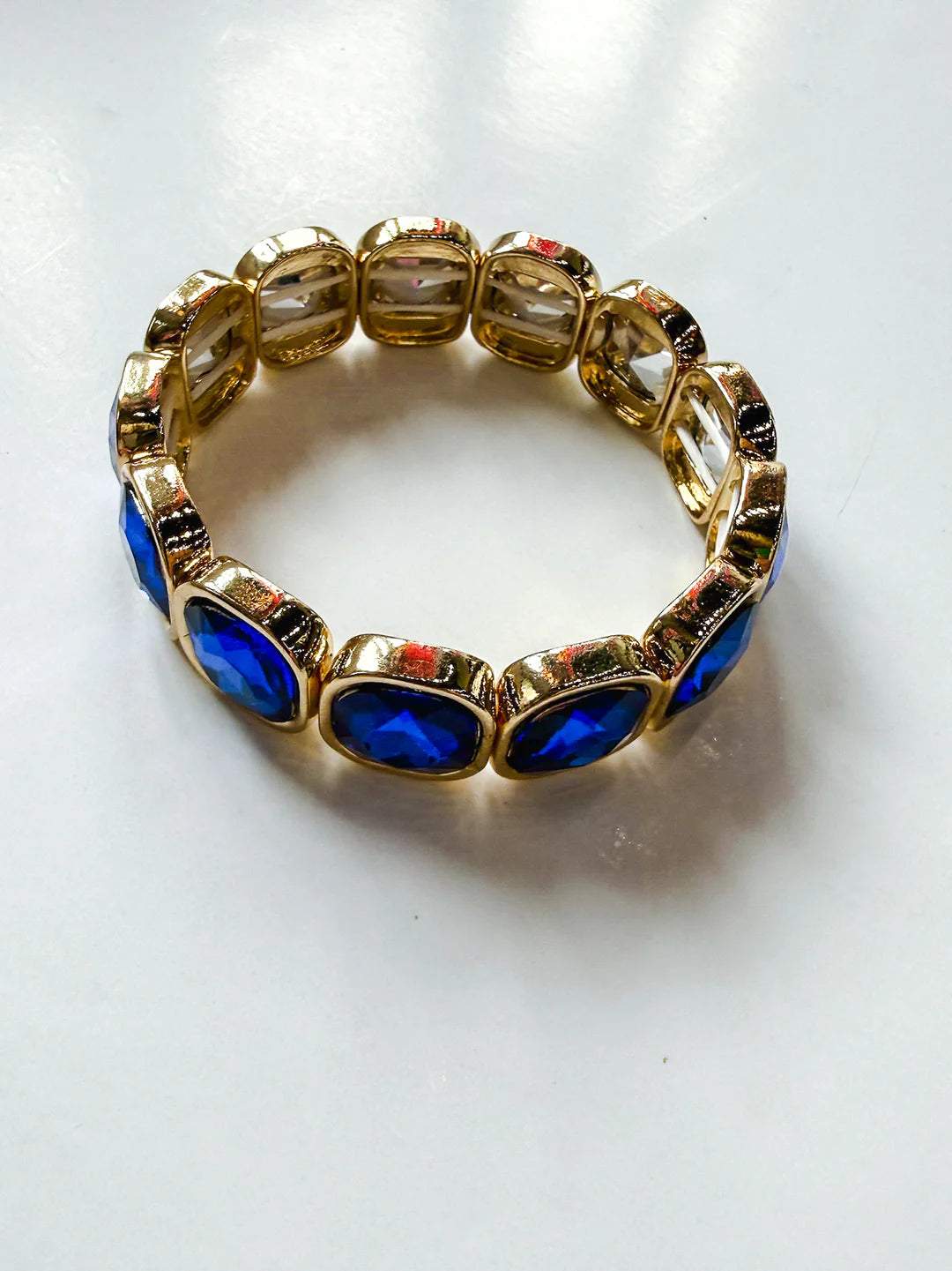 Colored Glam Bracelet-Blue