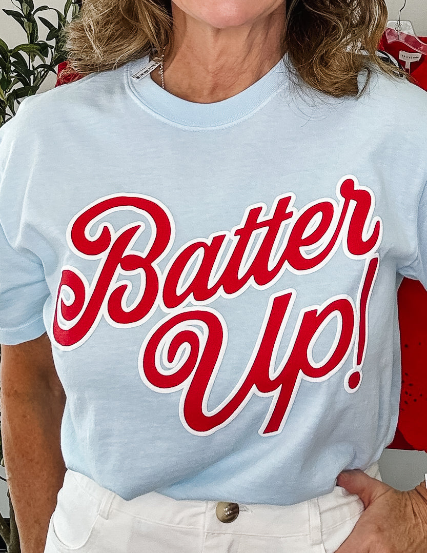 Batter Up Crop Tee