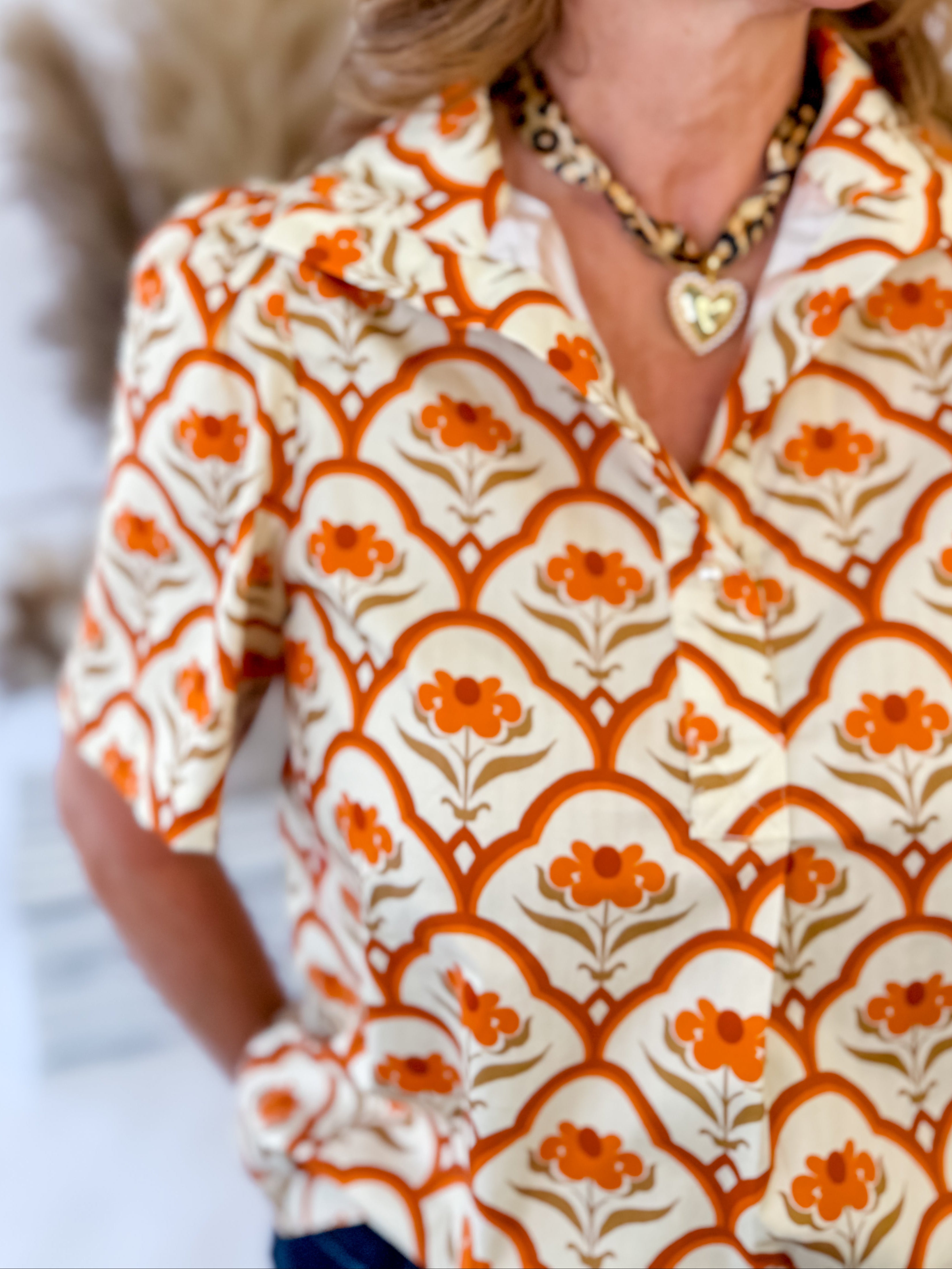 Sun-Kissed Petals Blouse