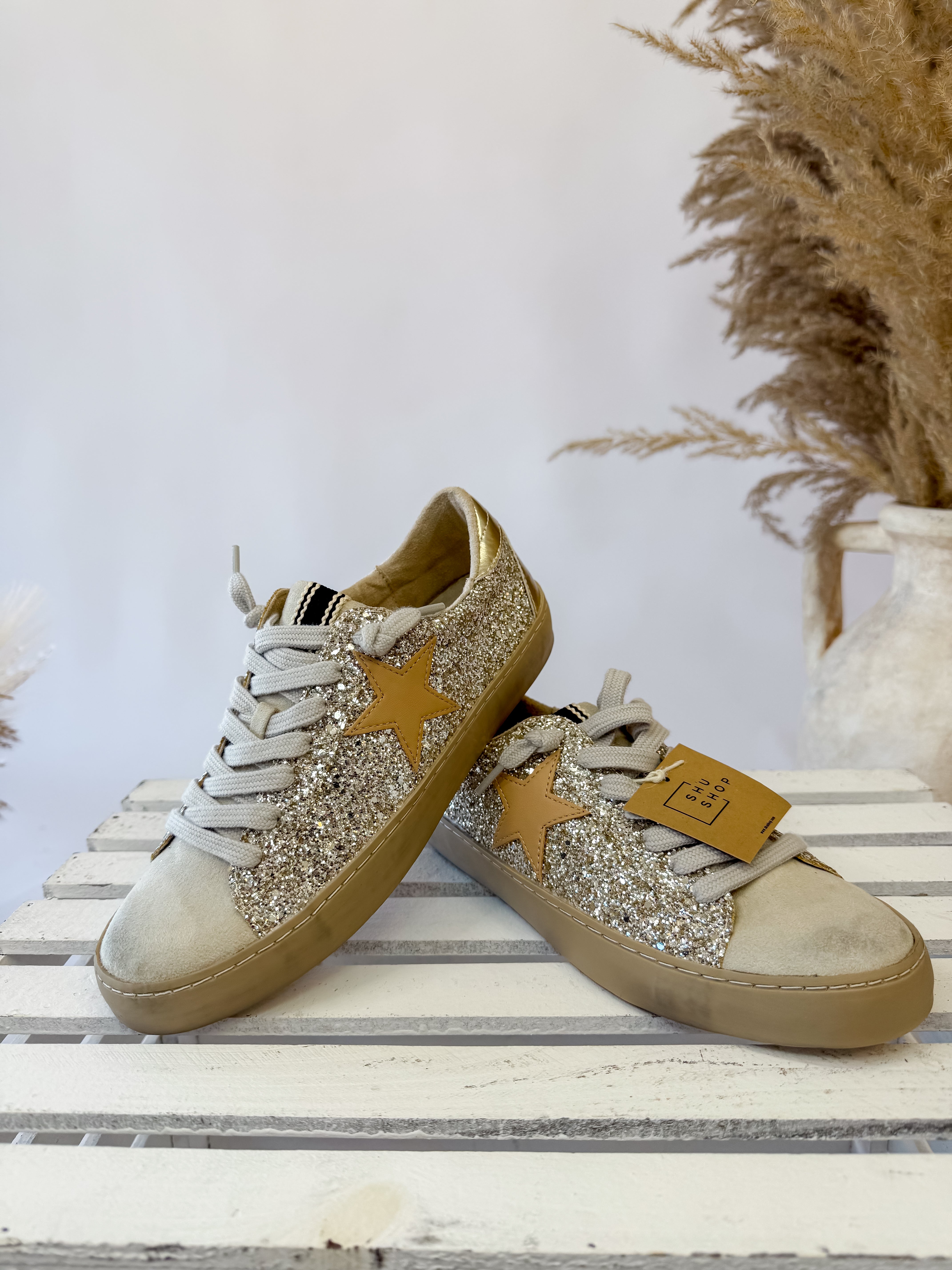 [ShuShop] Paula Sneaker Sterling Glitter