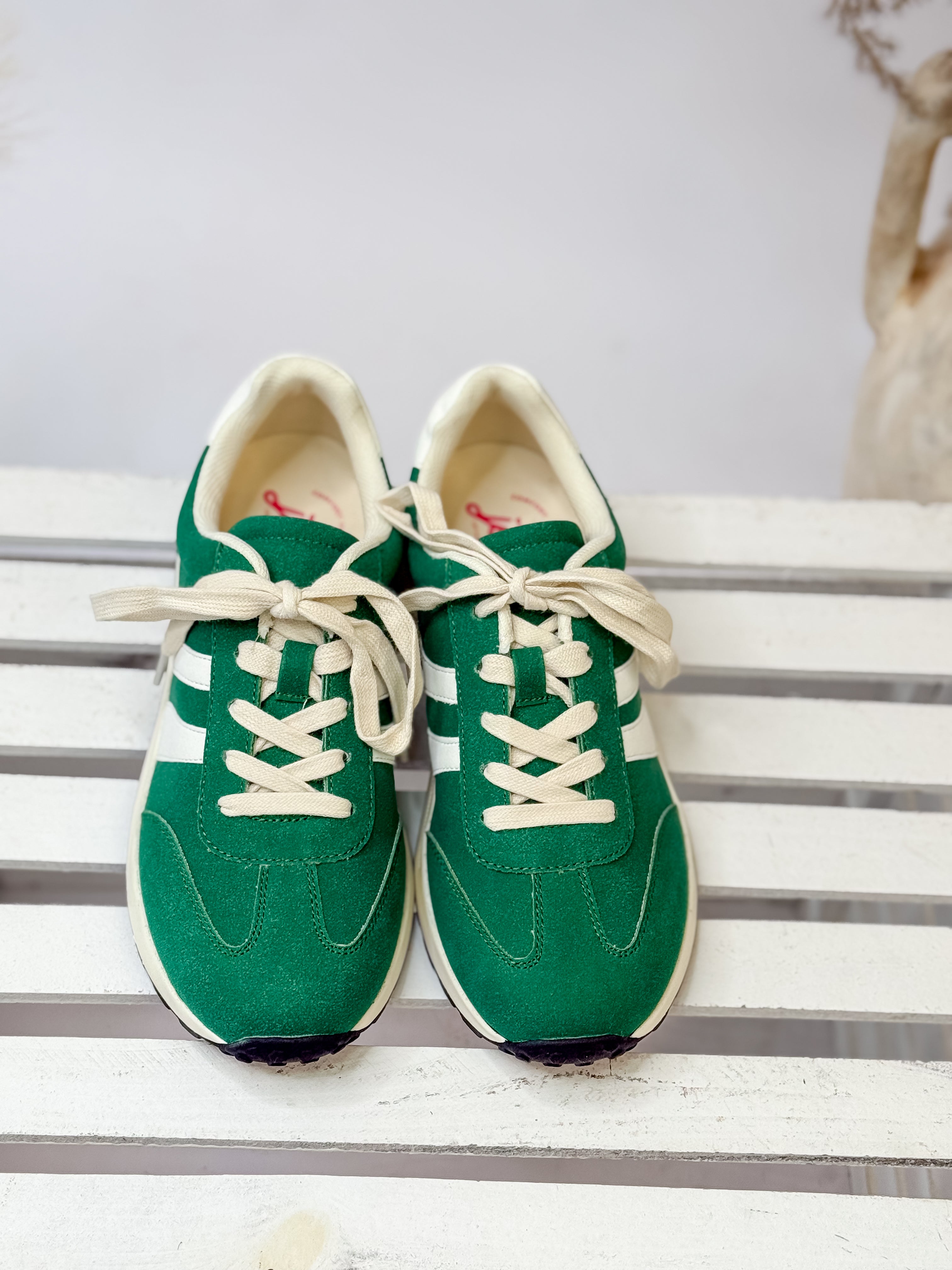 Emerie Sneaker - Green Smooth