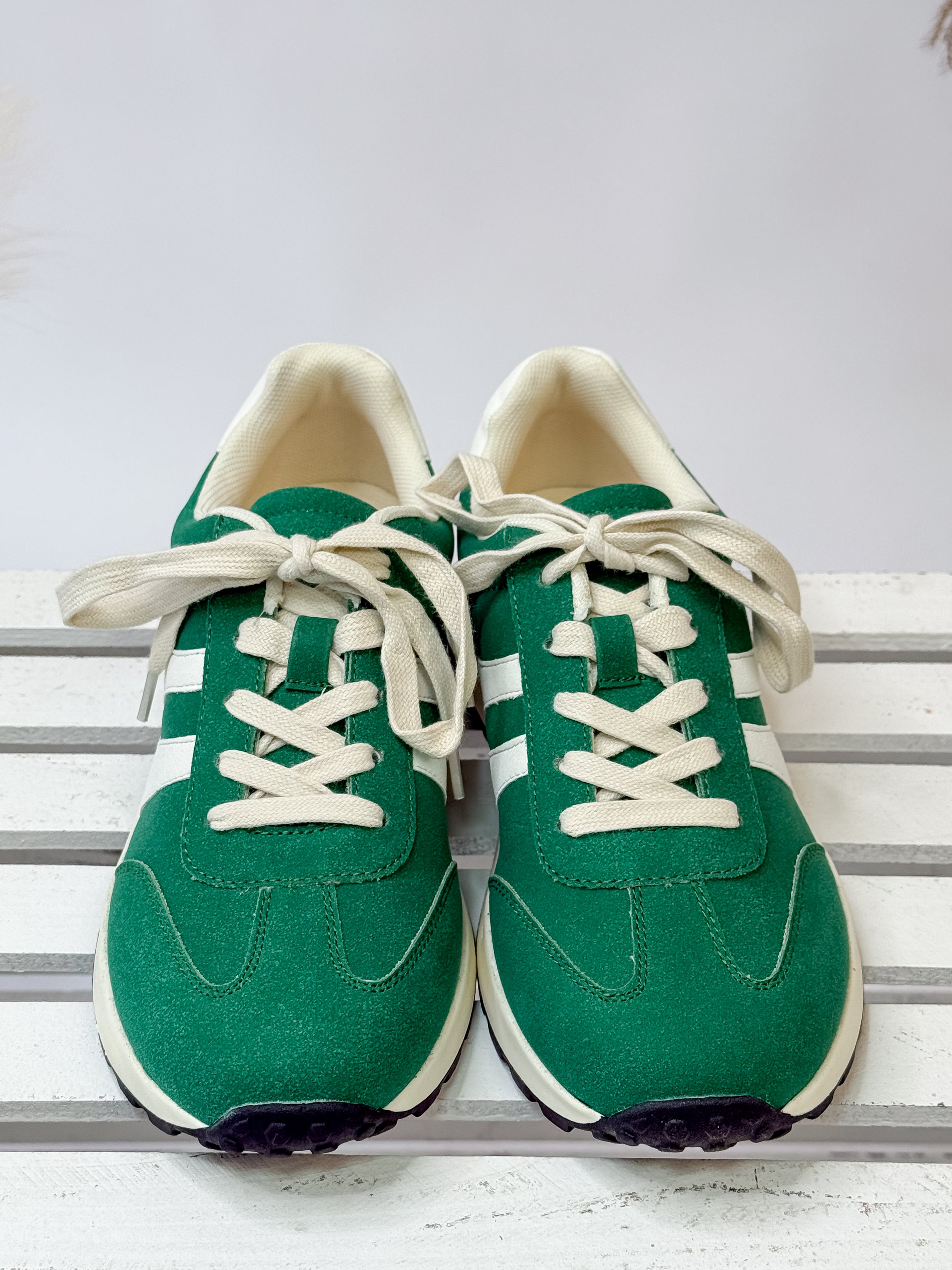 Emerie Sneaker - Green Smooth