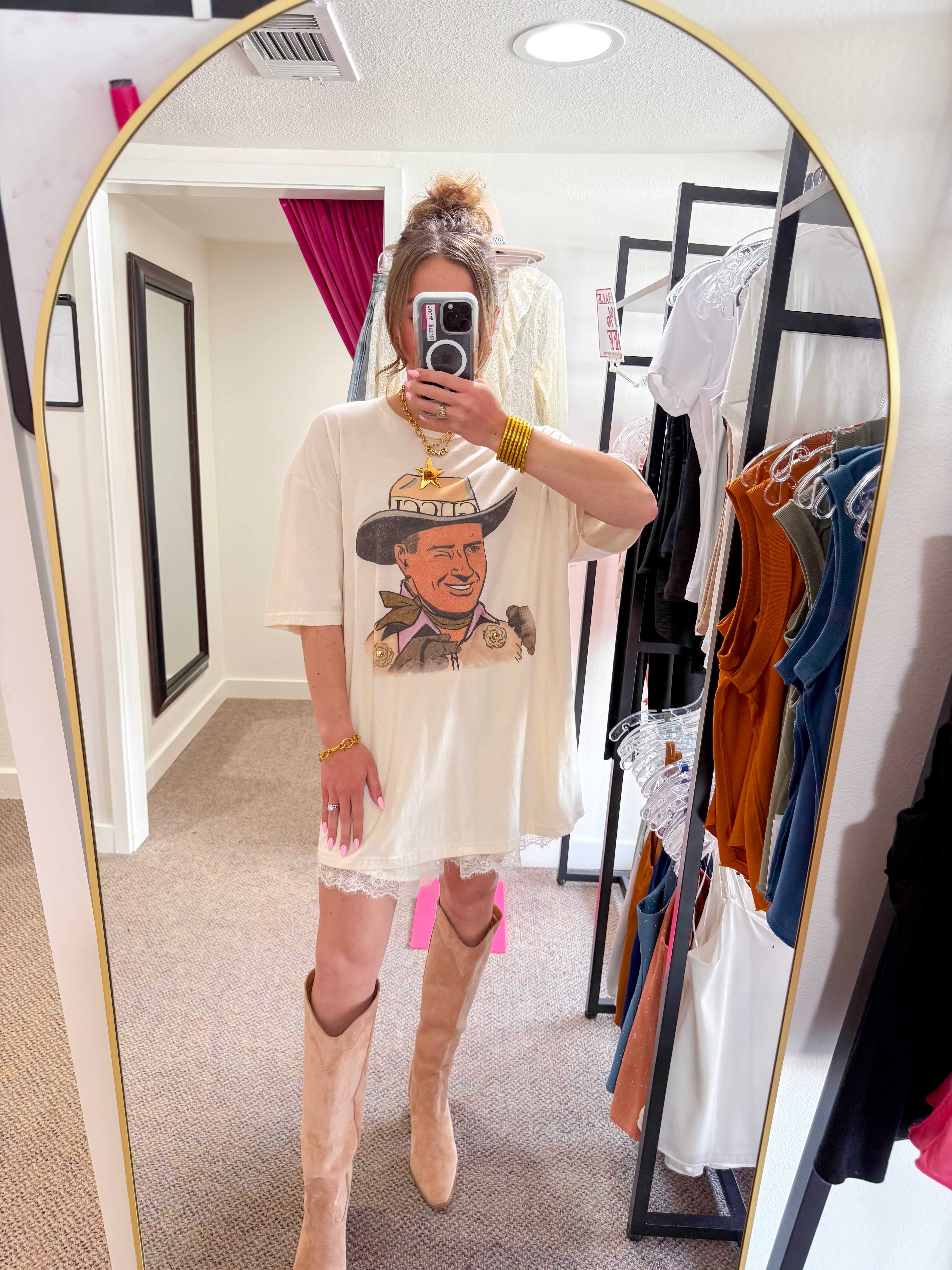 Gina Designer Cowboy Tee