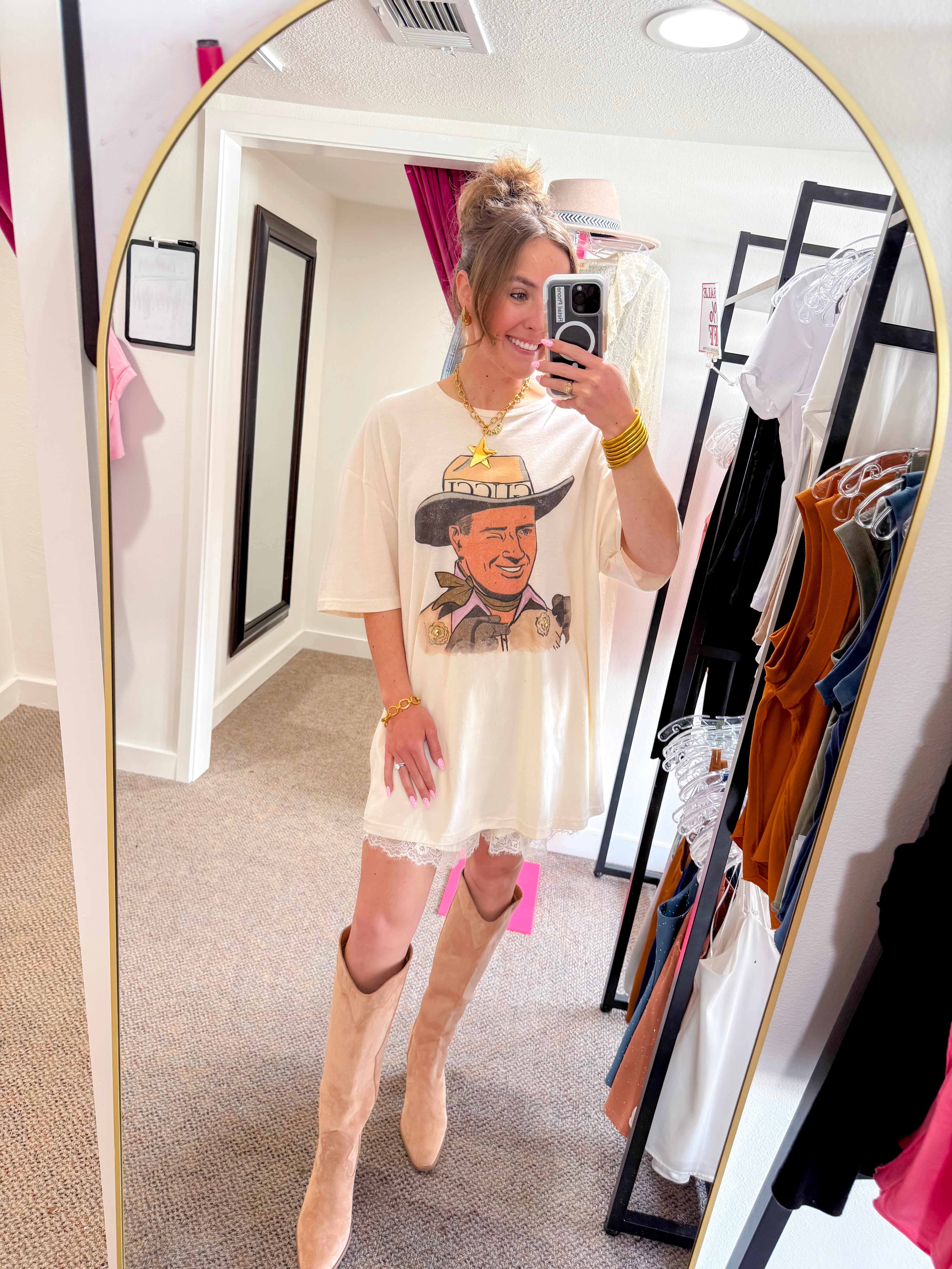 Gina Designer Cowboy Tee