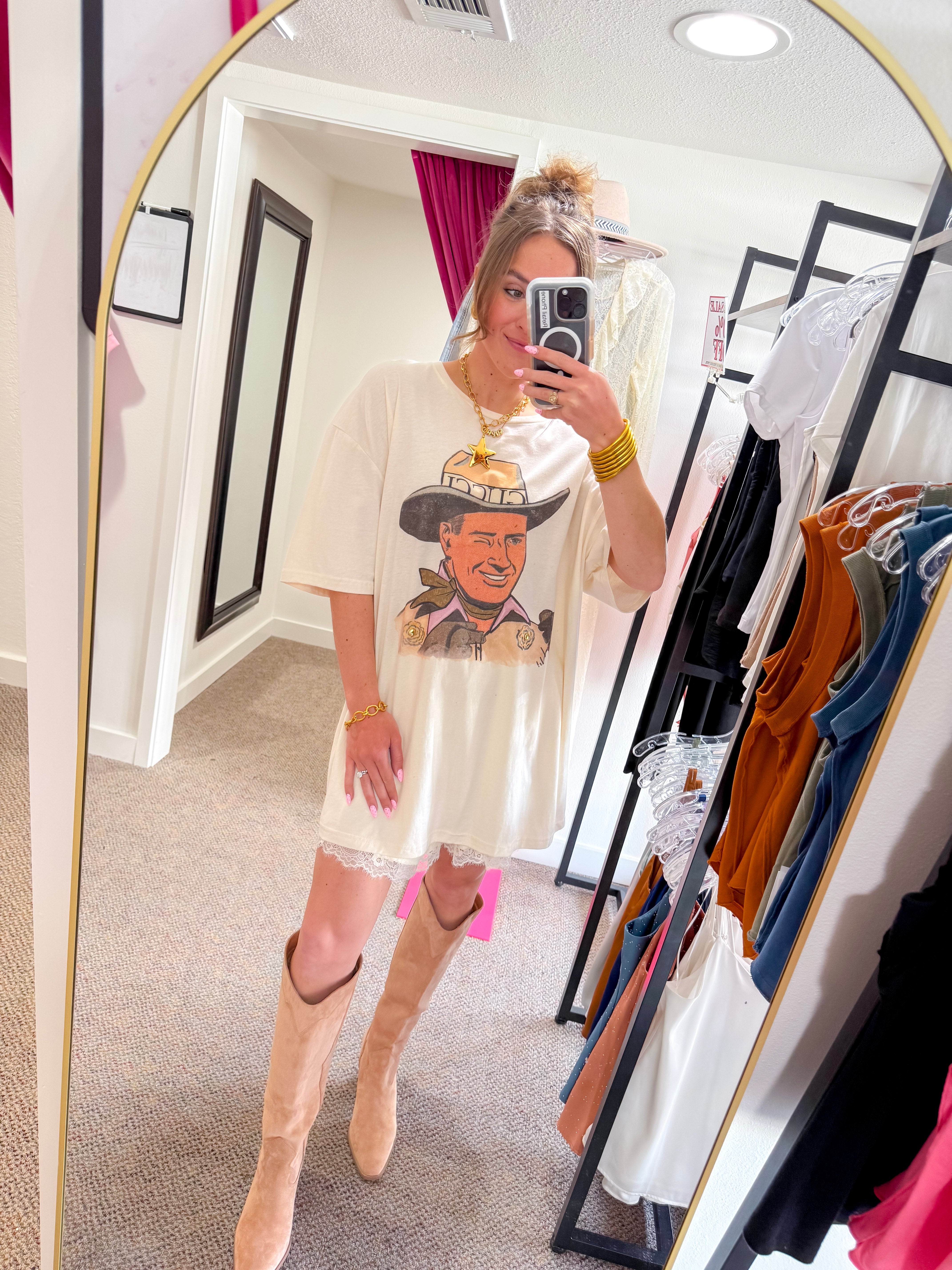 Gina Designer Cowboy Tee