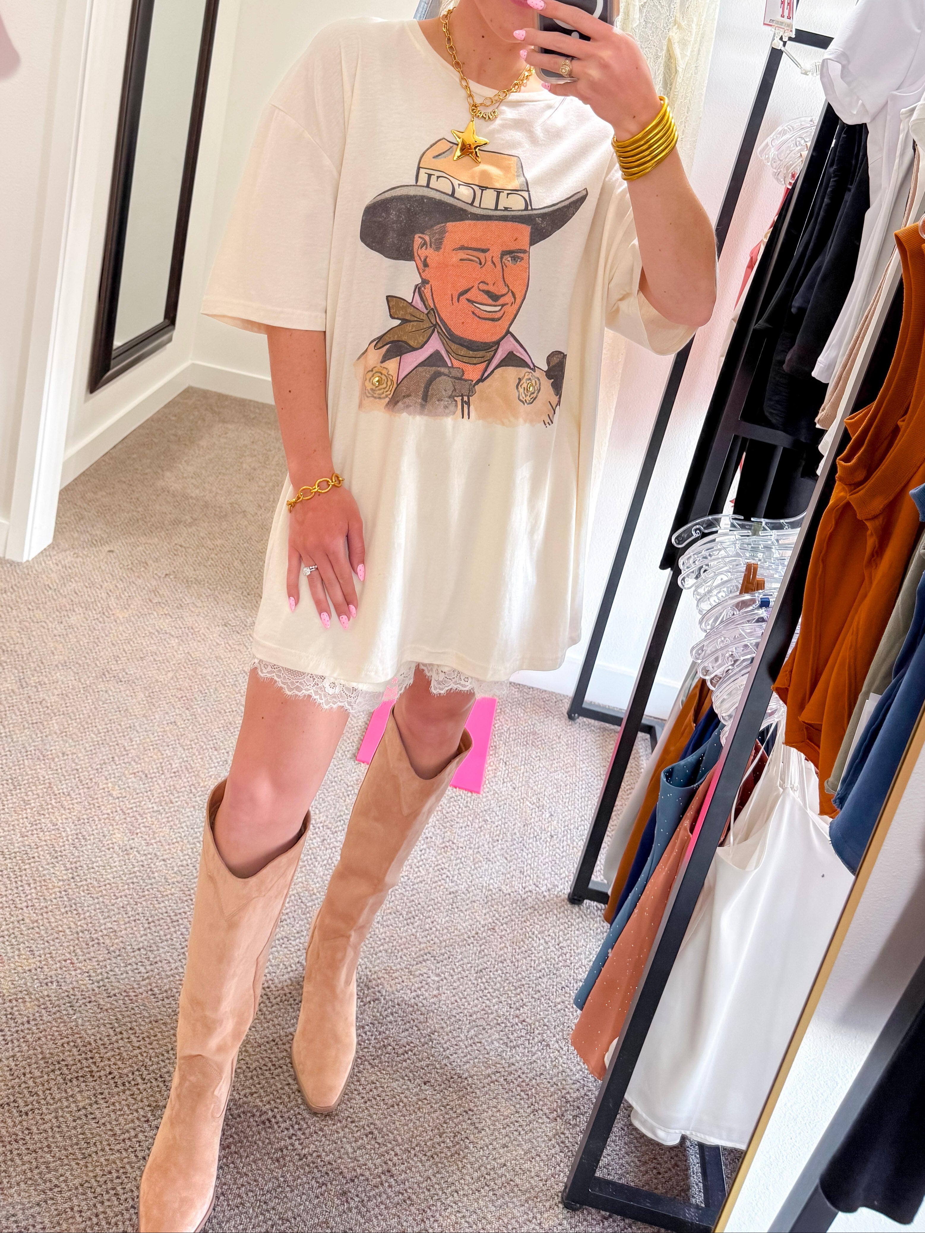 Eloise Lace Trim Shorts - Cream