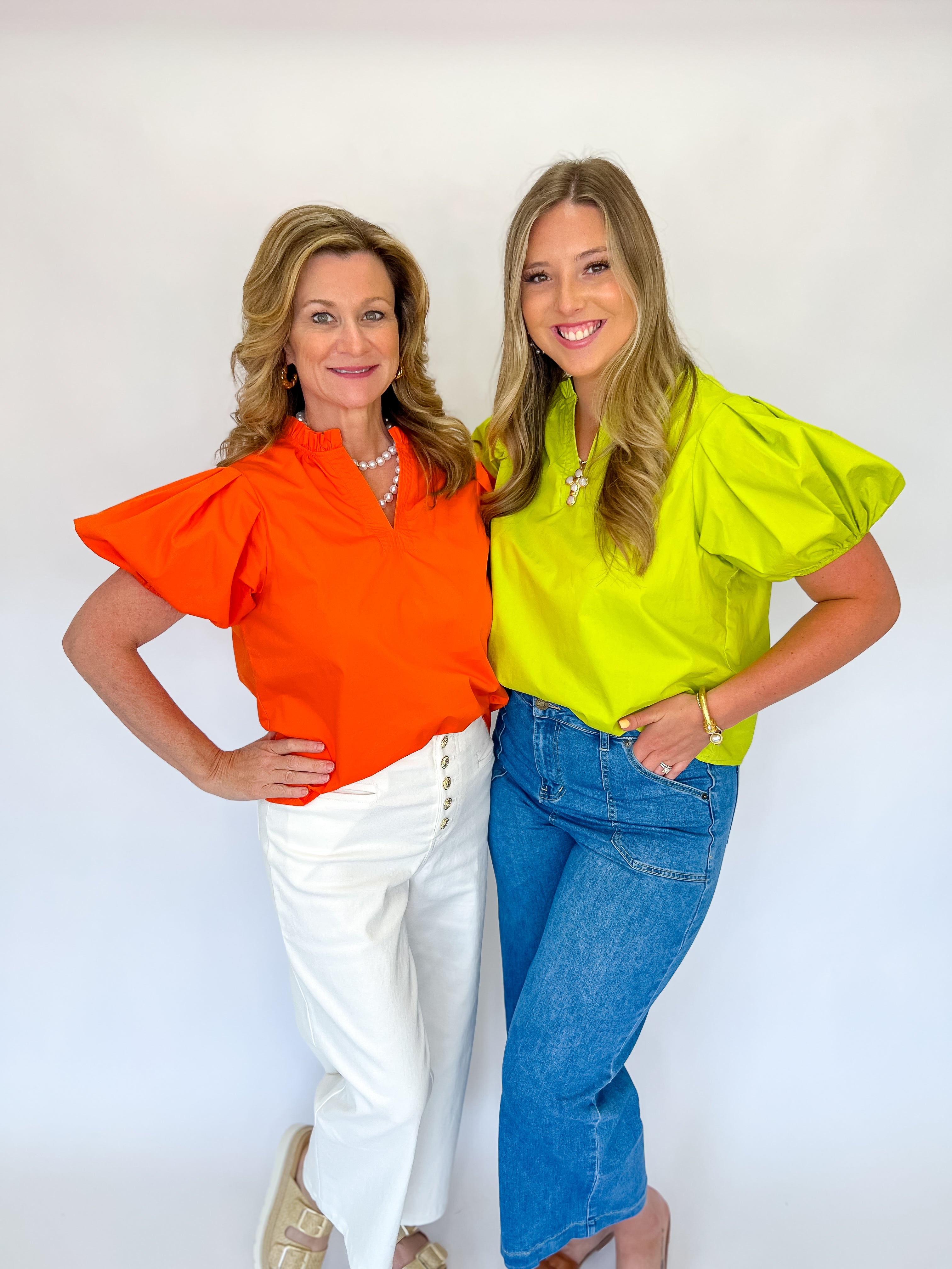 Market Morning Blouse - Orange