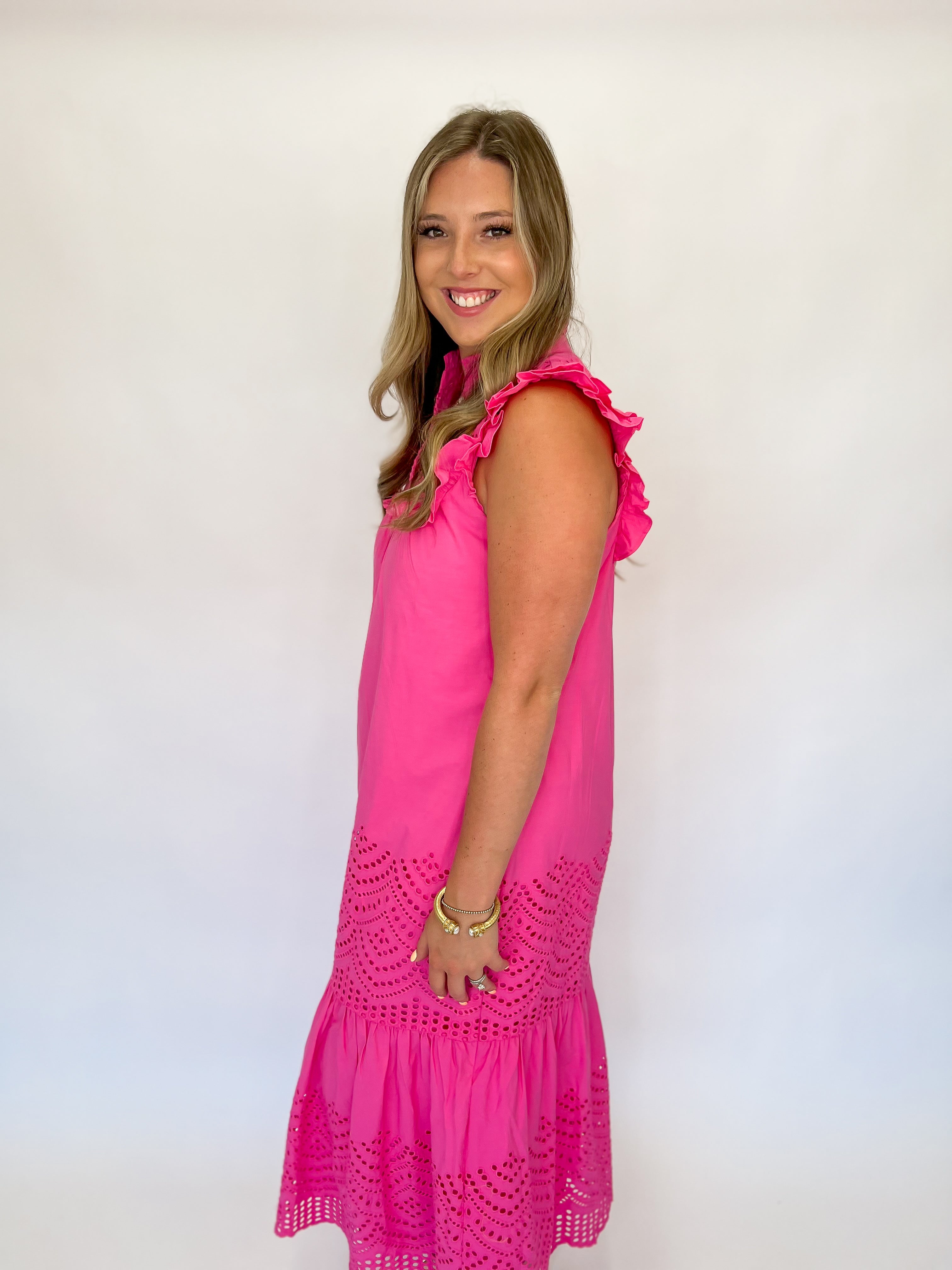 Chelsea Midi Dress - Pink