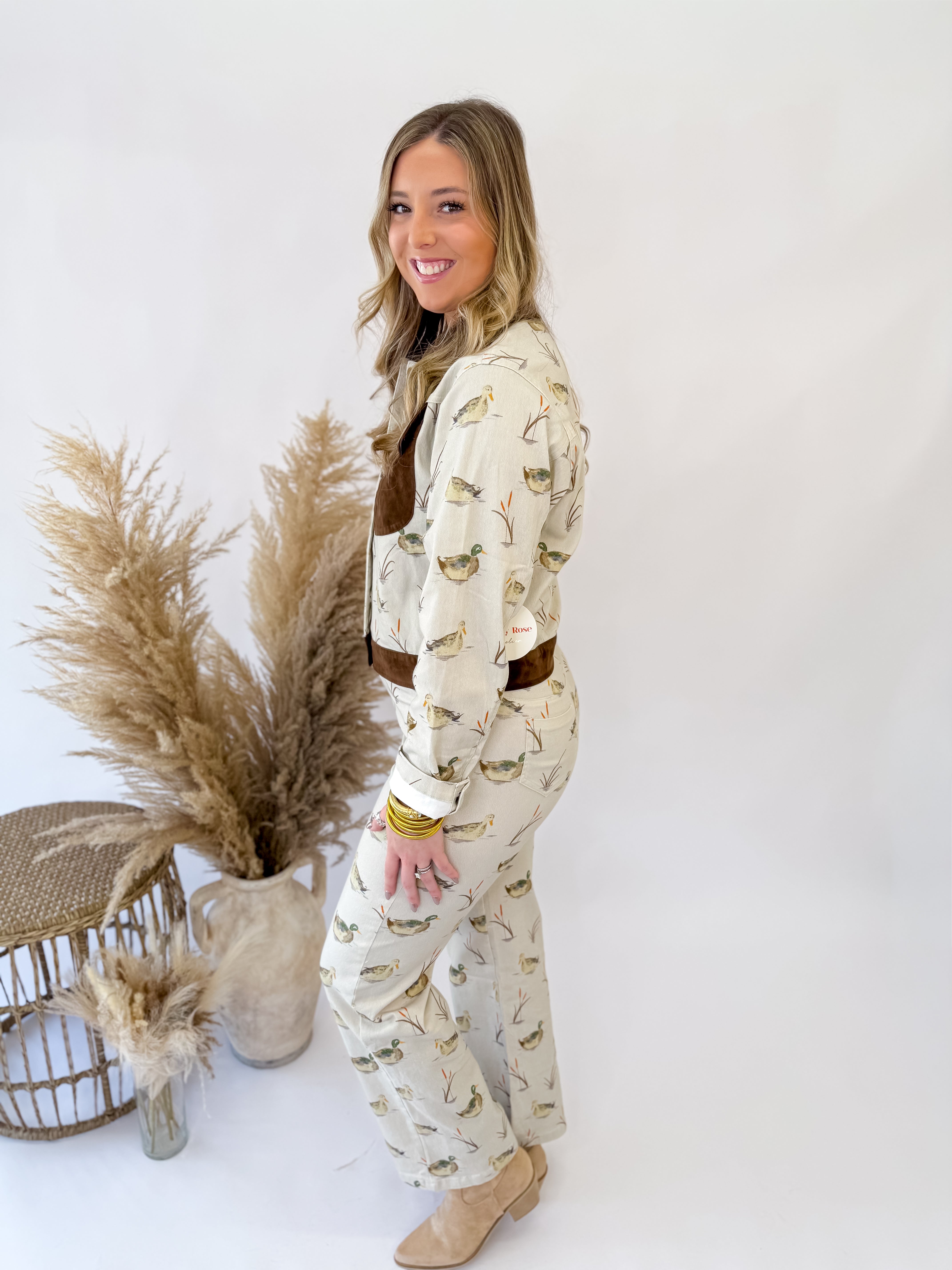 Hunt Scene Straight Trouser