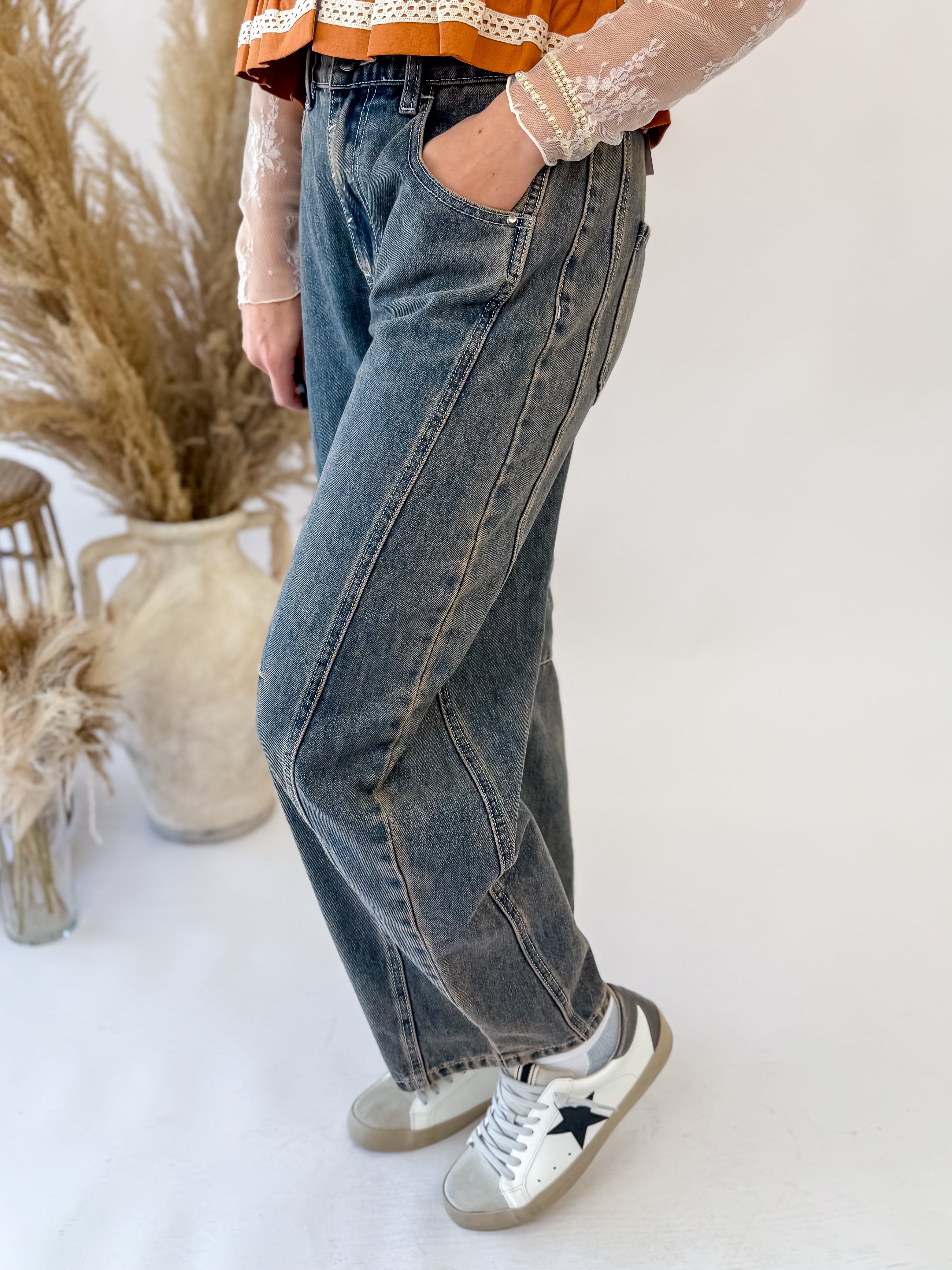 The Sutton Barrel Jeans