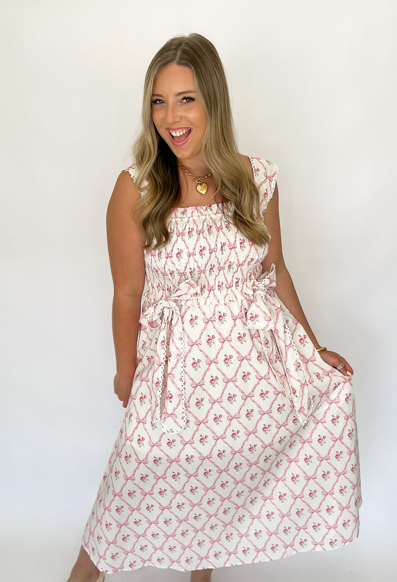 The Belle Bow Dress