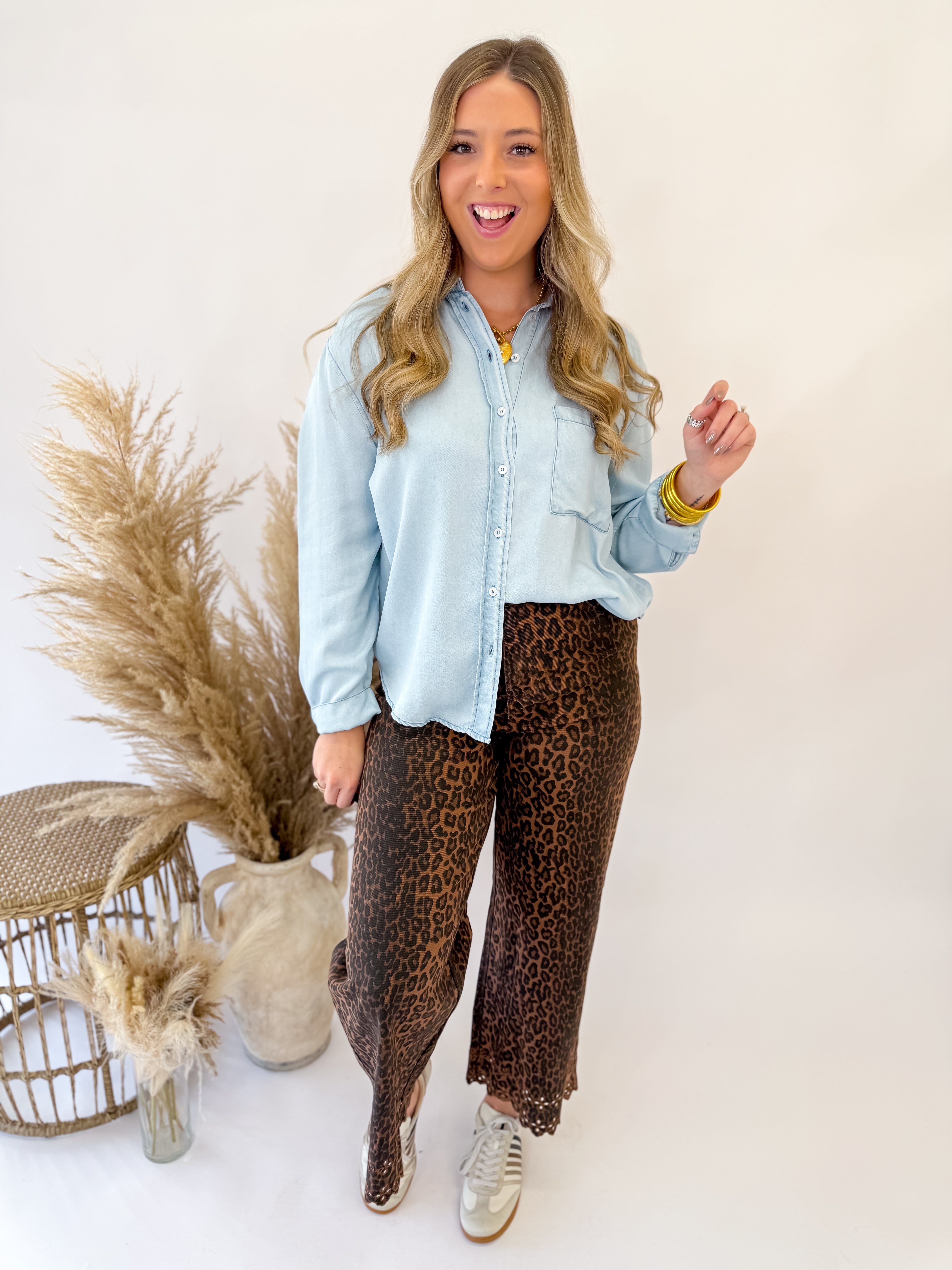 Wildflower Leopard Trousers