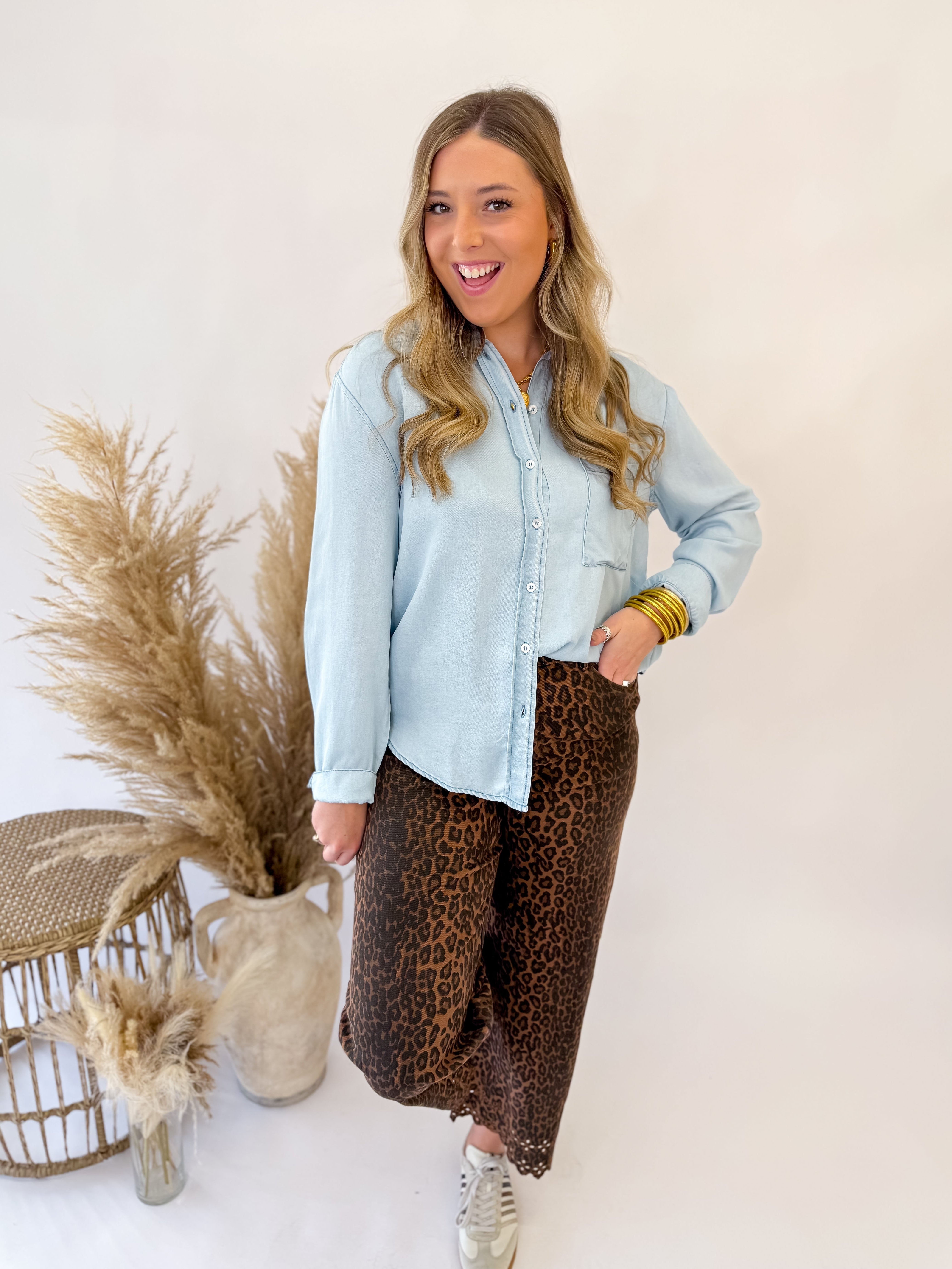 Wildflower Leopard Trousers