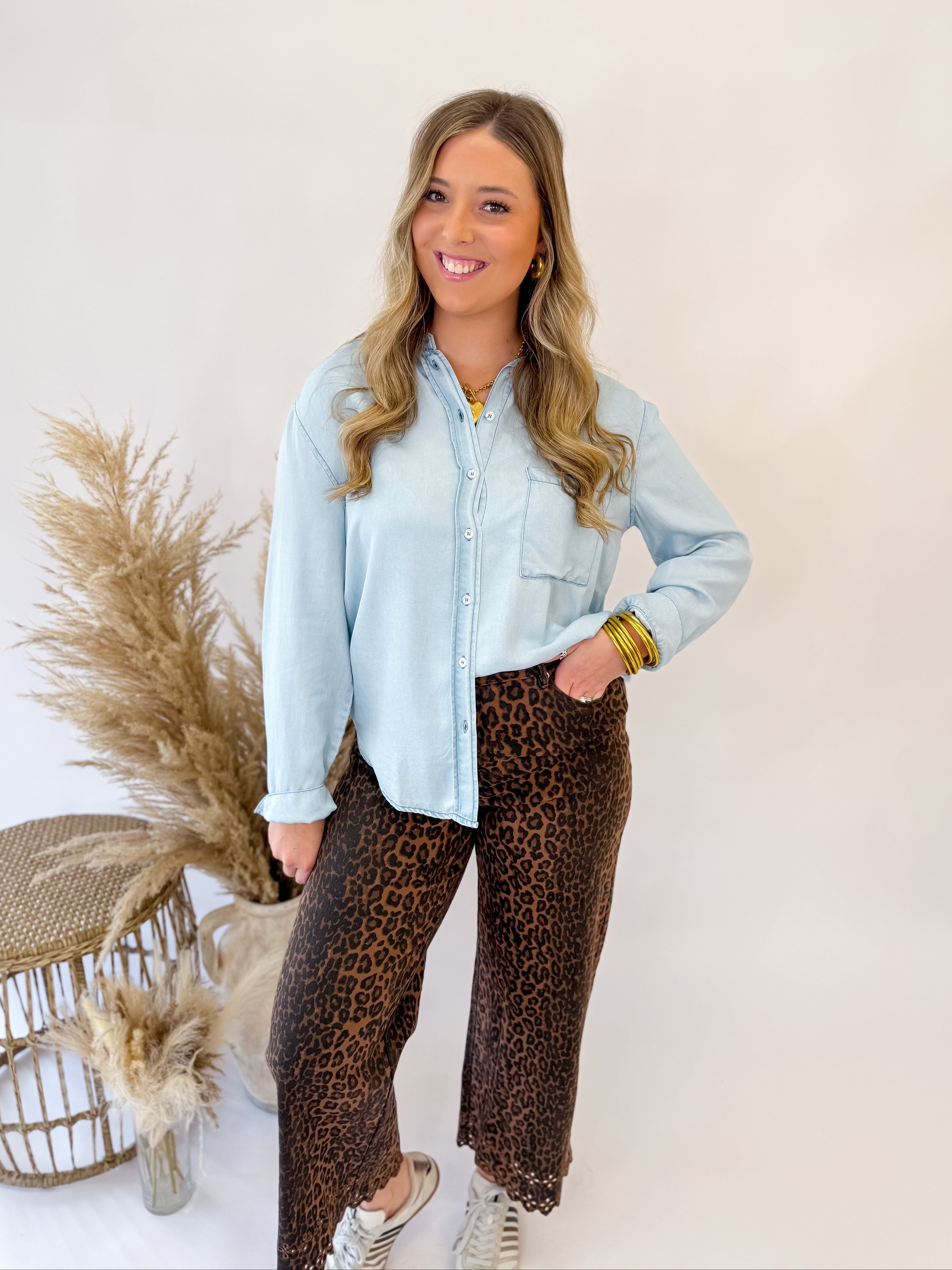 Morning Mist Lyocell Top