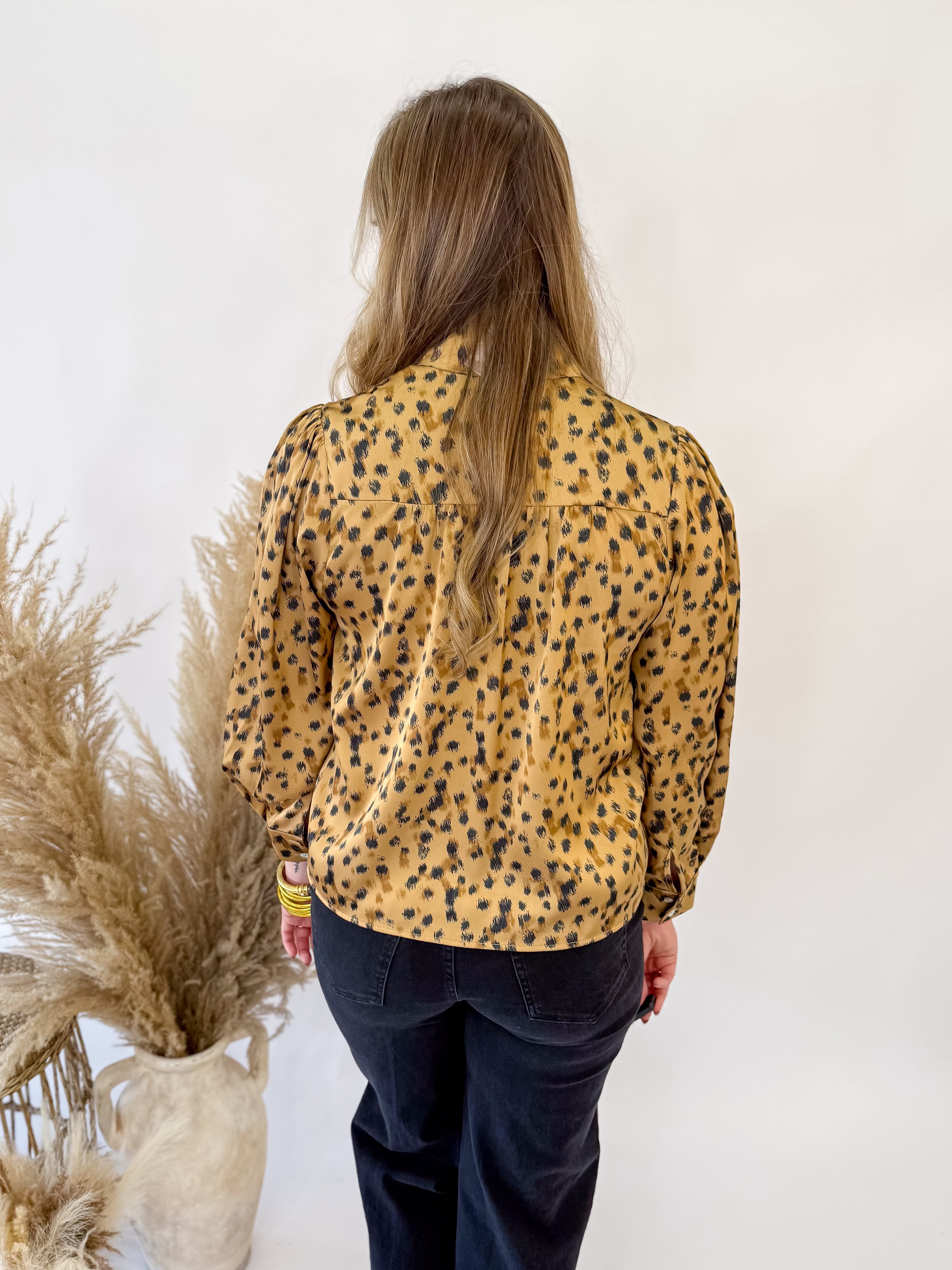 The Langely Leopard Blouse
