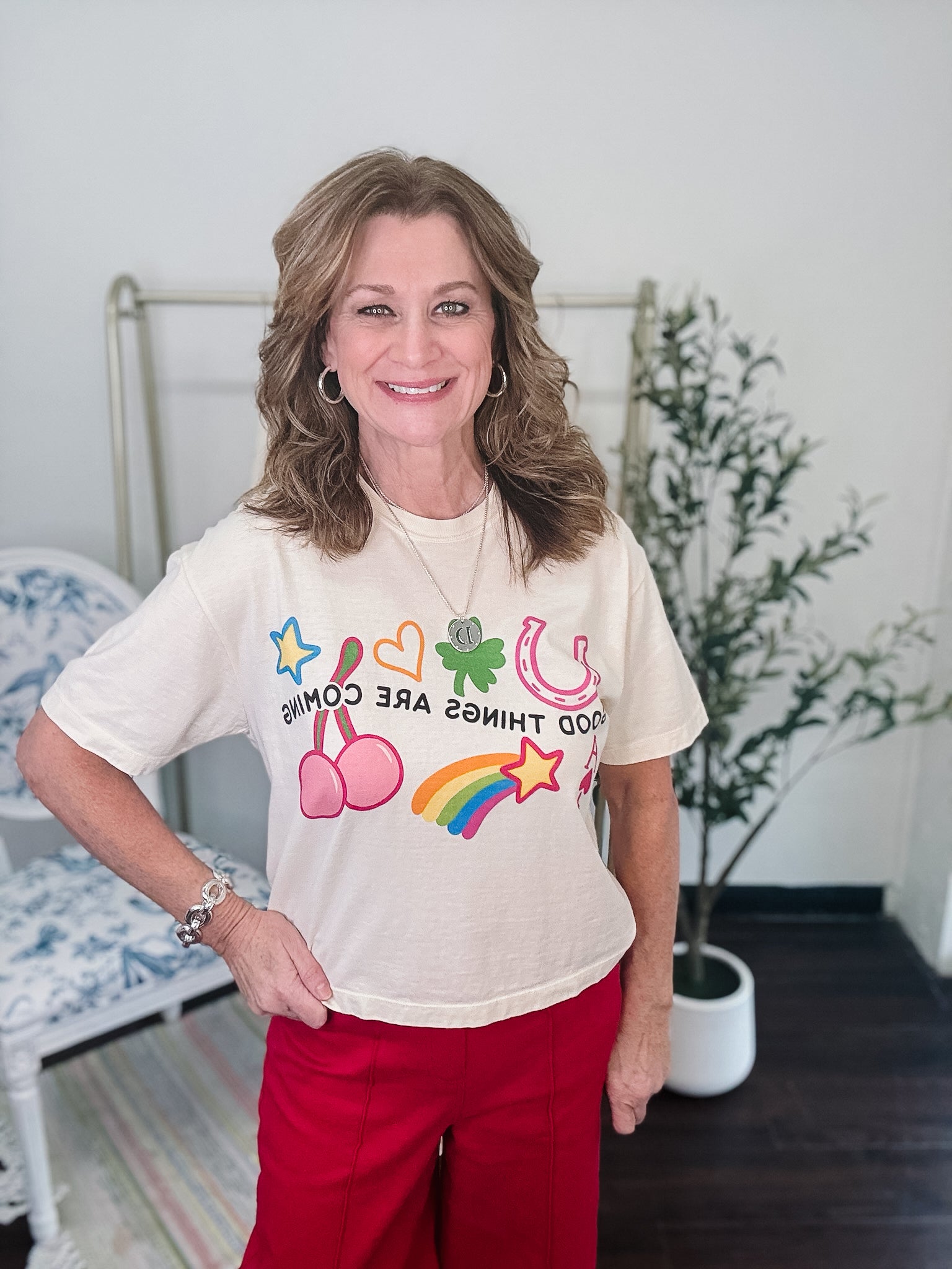 Good Things Are Coming Cropped Tee