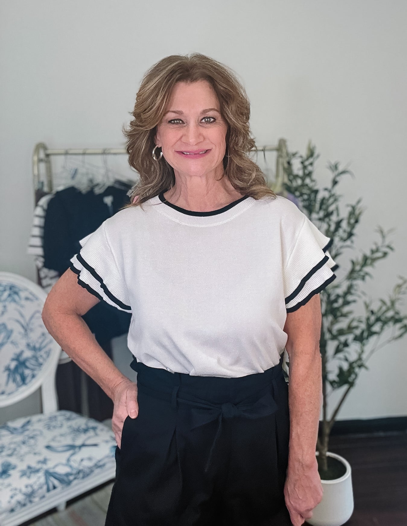 It's All in the Detail Knit Sweater - White
