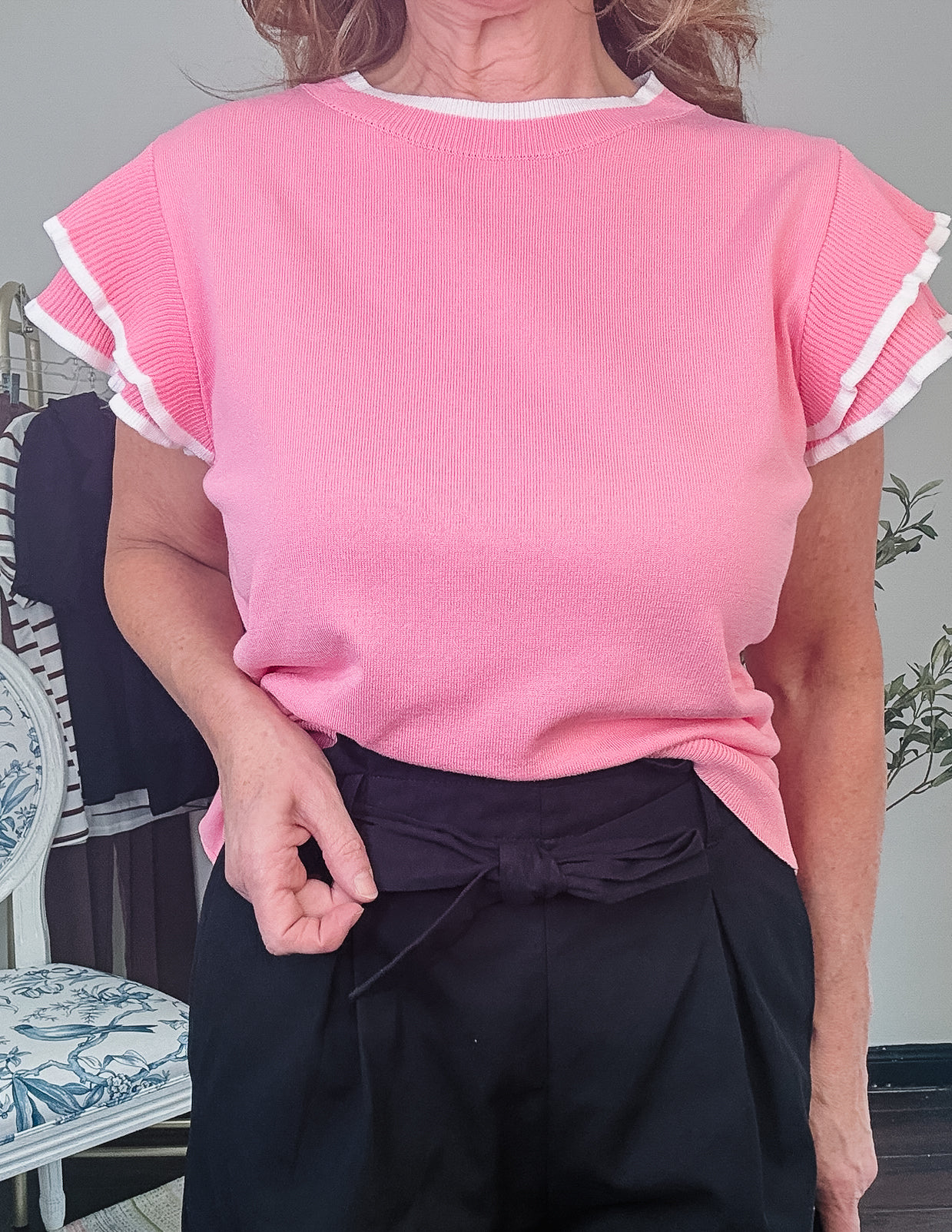 It's All in the Detail Knit Sweater - Pink
