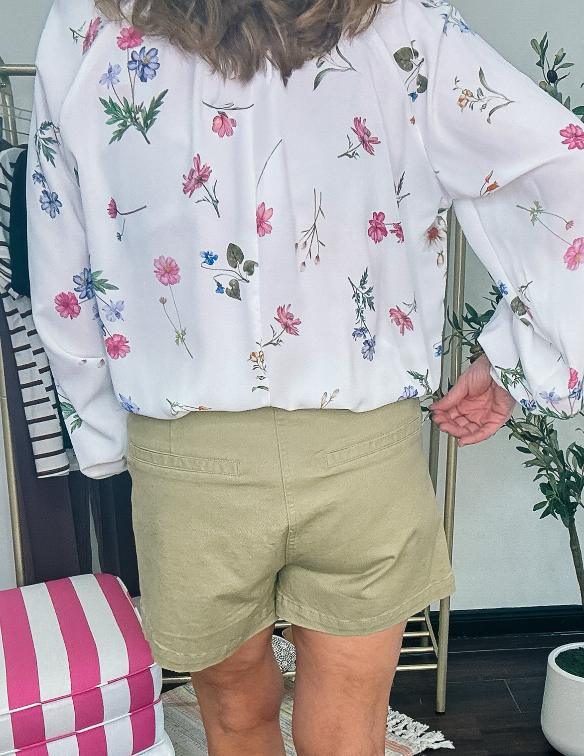 Lovely Floral Top - White