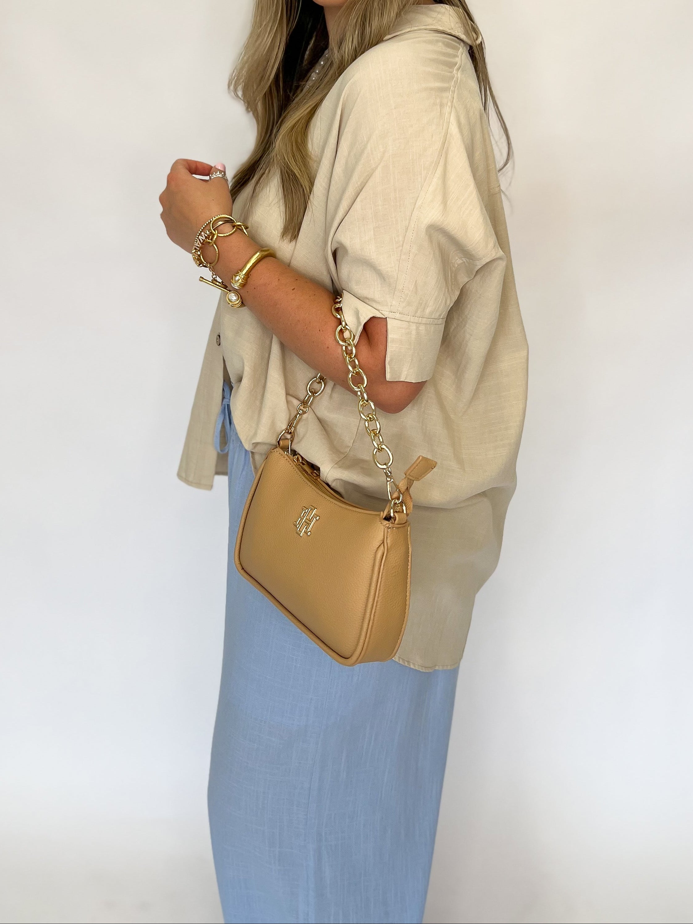 Tailored Touch Blouse - Natural