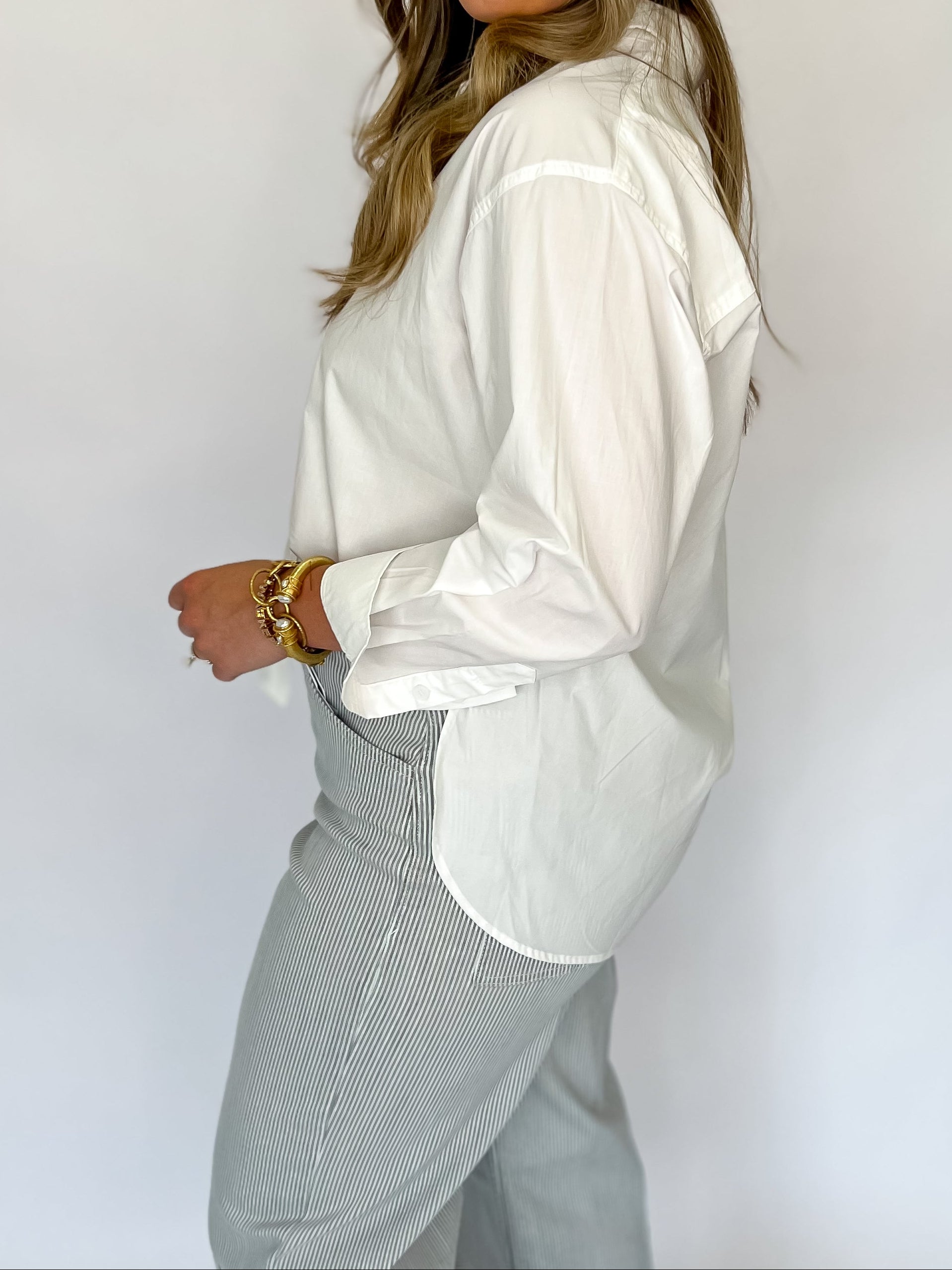 The Everyday Poplin Shirt - White