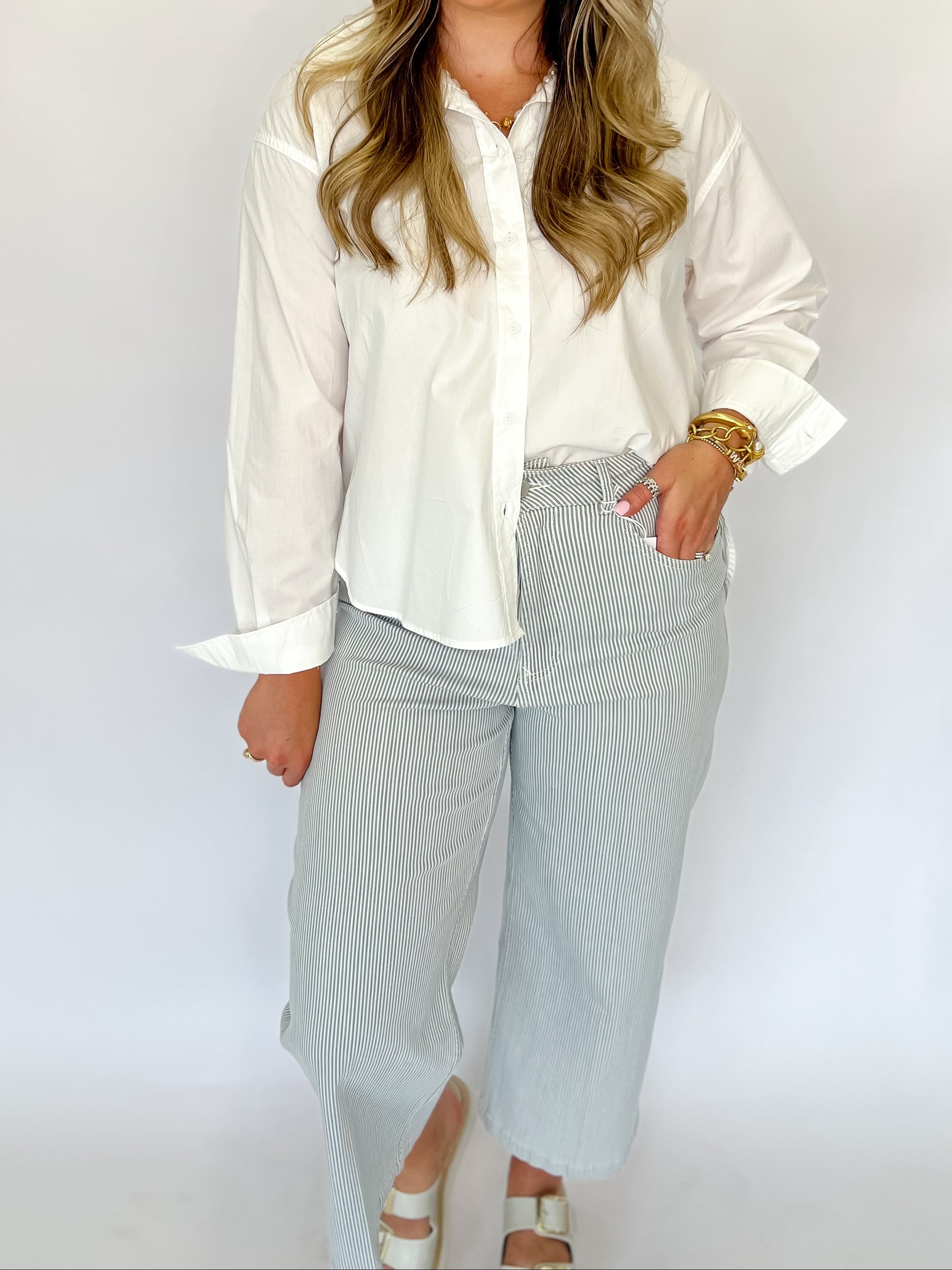 The Everyday Poplin Shirt - White