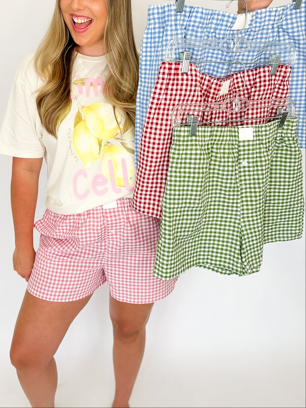 Sweet Picnic Shorts - Red