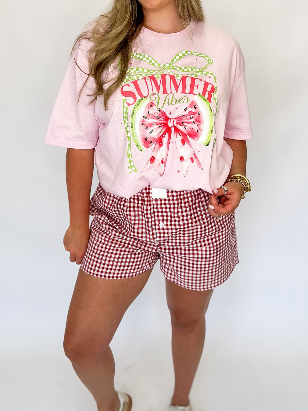 Sweet Picnic Shorts - Red