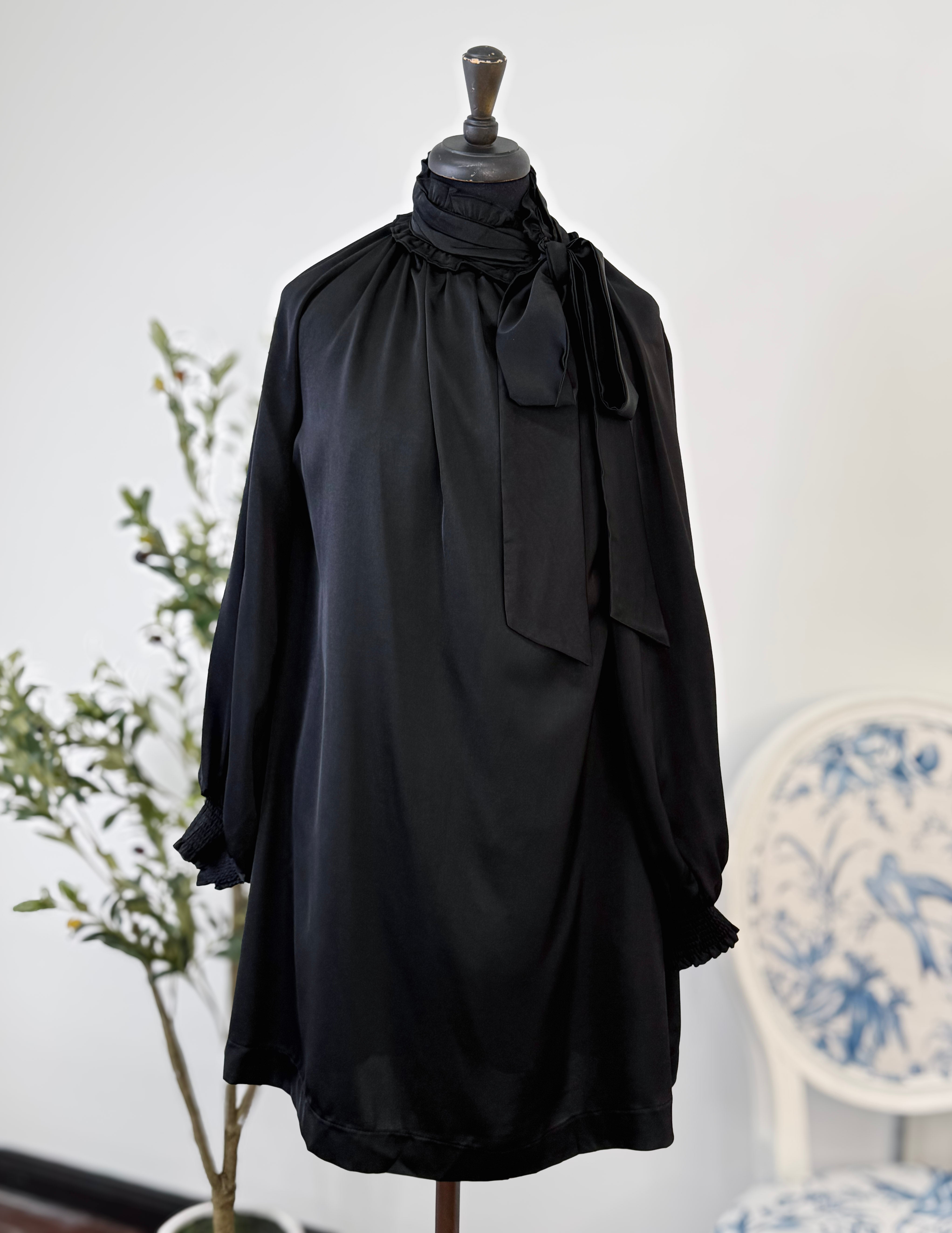Sleek Style Black Dress