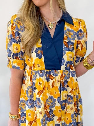 Flirty Floral Midi Dress