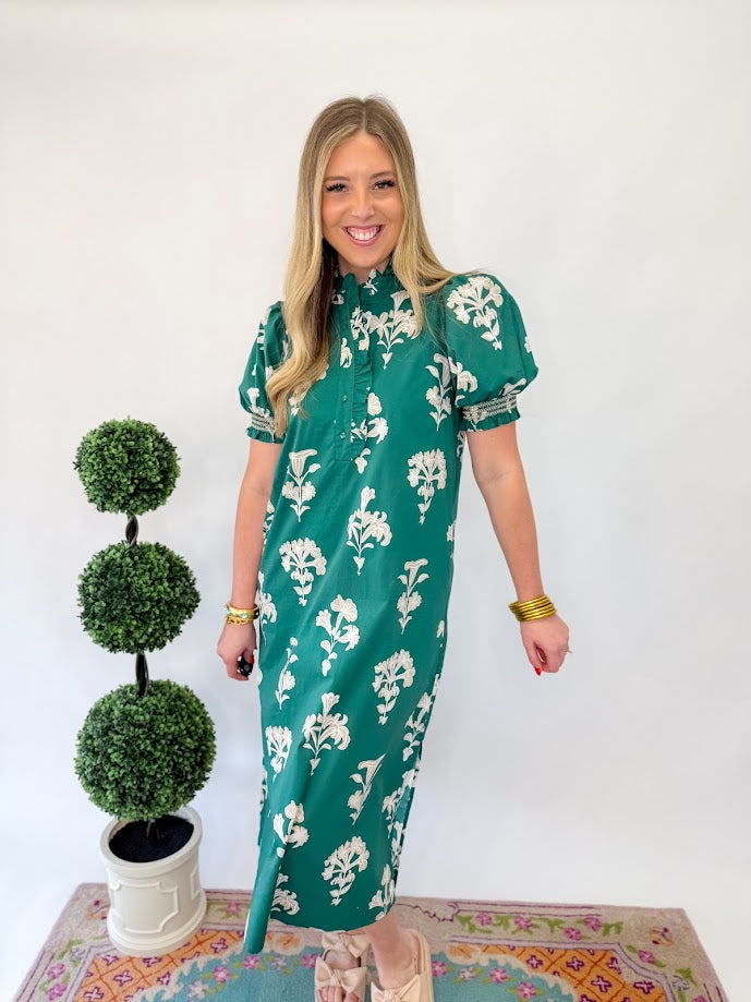 Ivy Petal Midi Dress